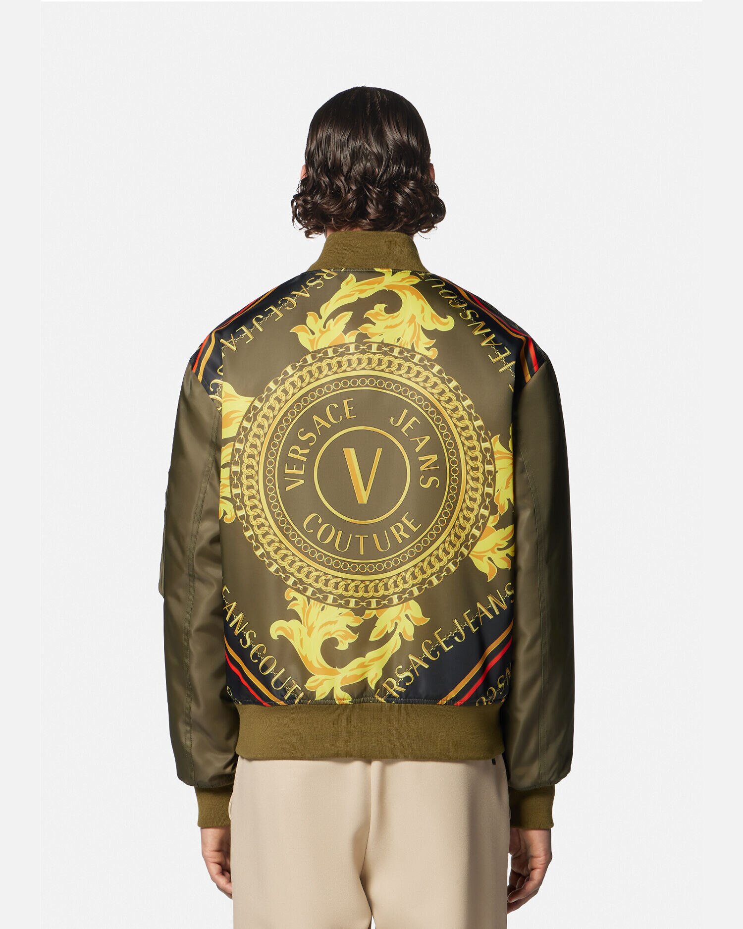Versace chain hotsell jacket