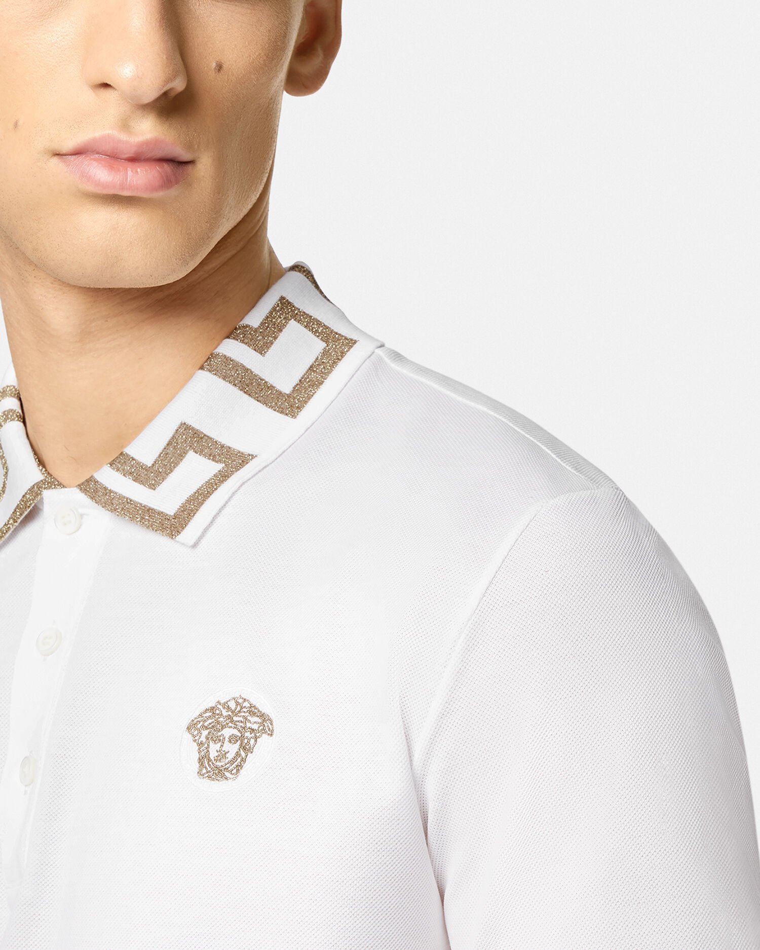 Polo de manga corta con Greca