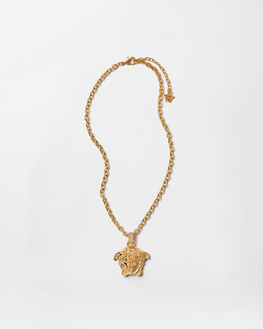 Versace La Medusa Crystal Necklace gold 1