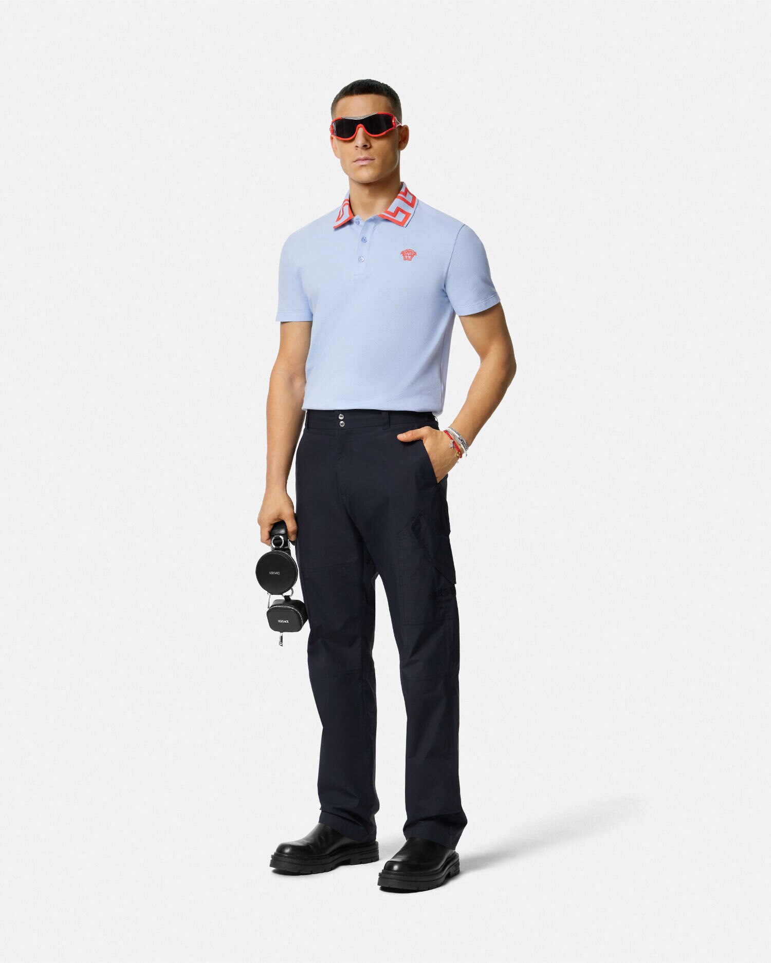 Versace medusa dress shirt cheap