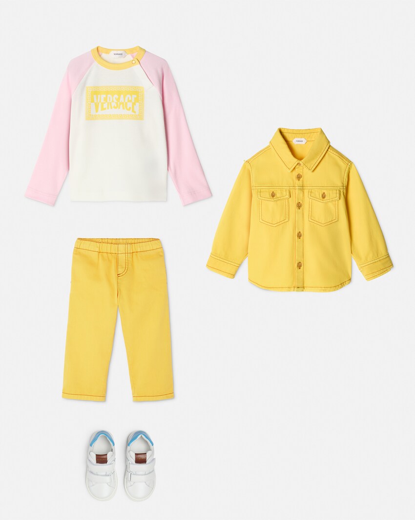 Chemise en denim Baby Jaune 2