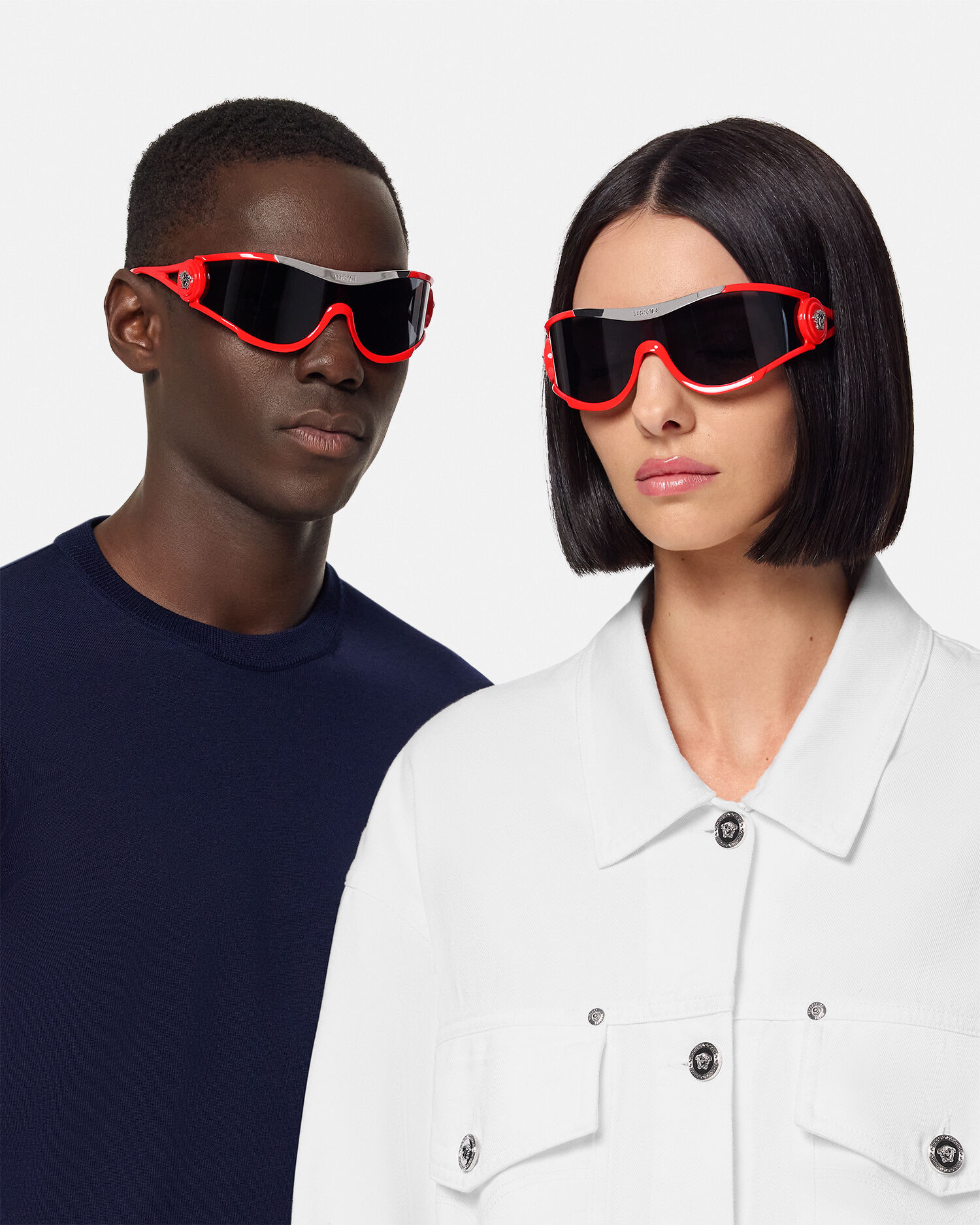 Versace medusa shield sunglasses store