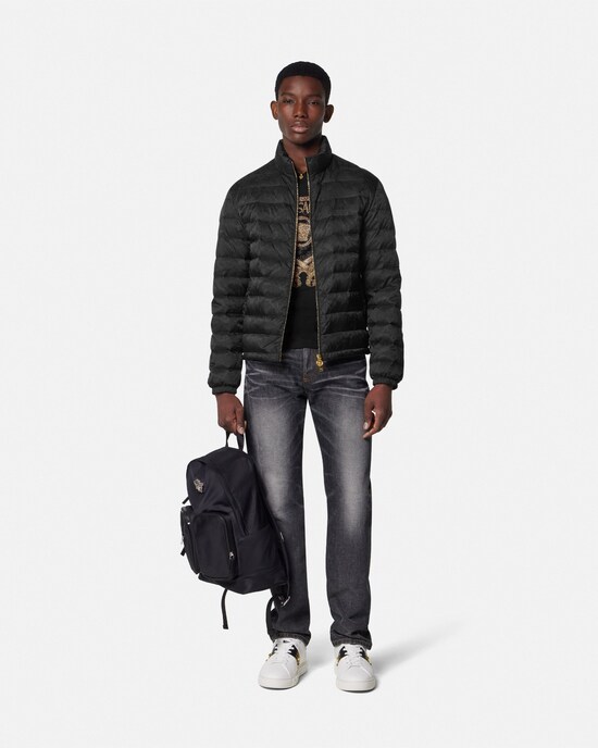 Embellished Cotton-Jersey T-Shirt Black 2