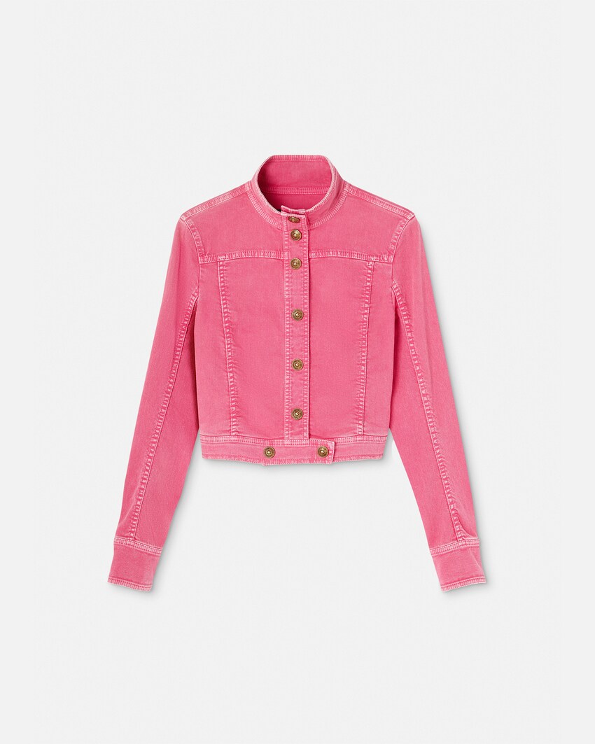 Versace pink denim jacket Clearance