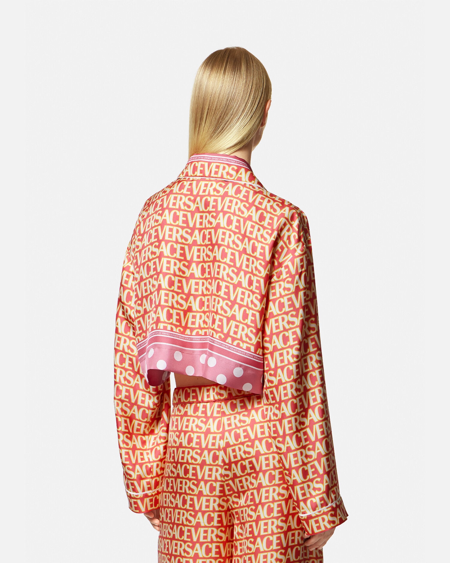 Chemise versace sales rose
