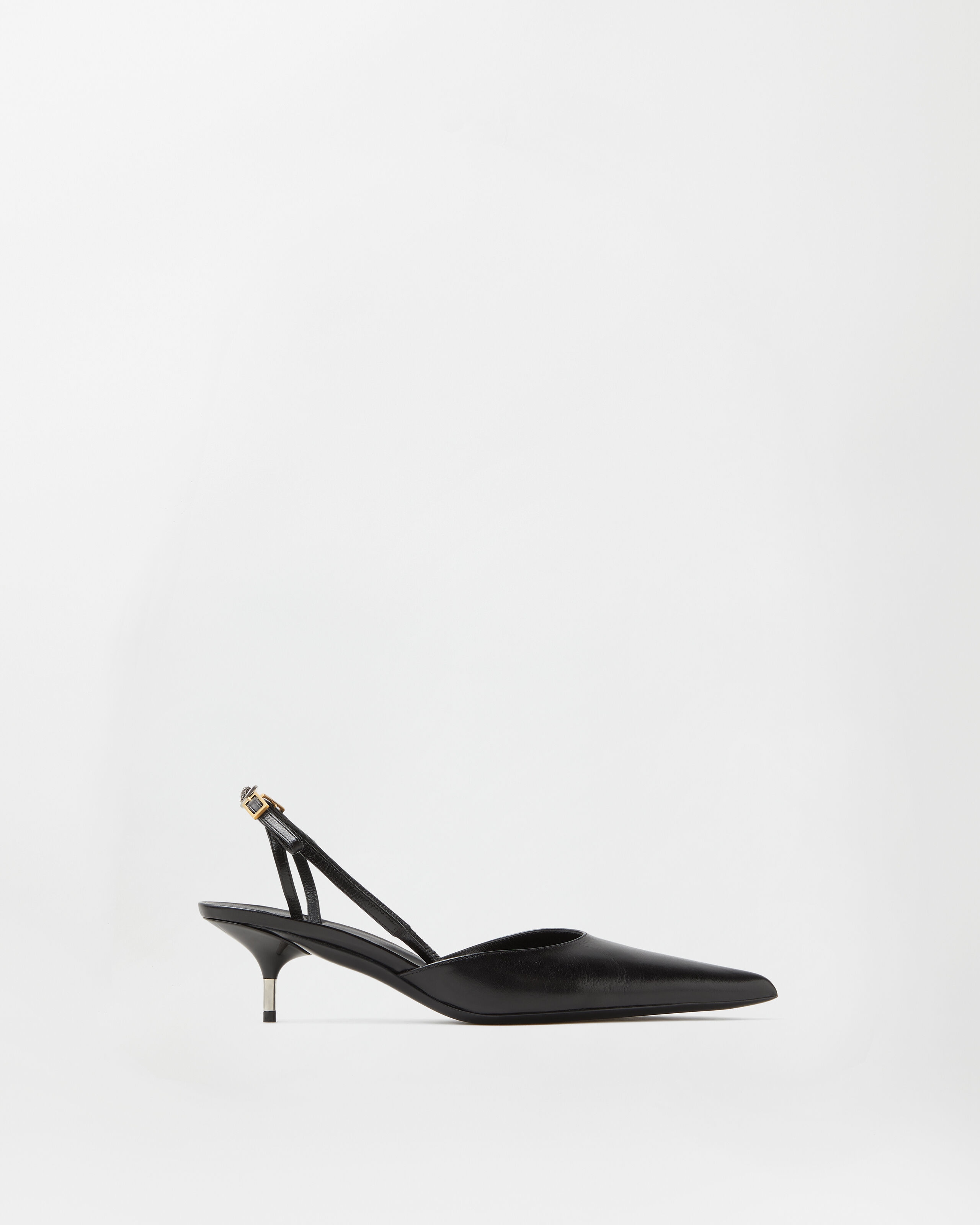Versace nyx leather slingbacks 50 mm 