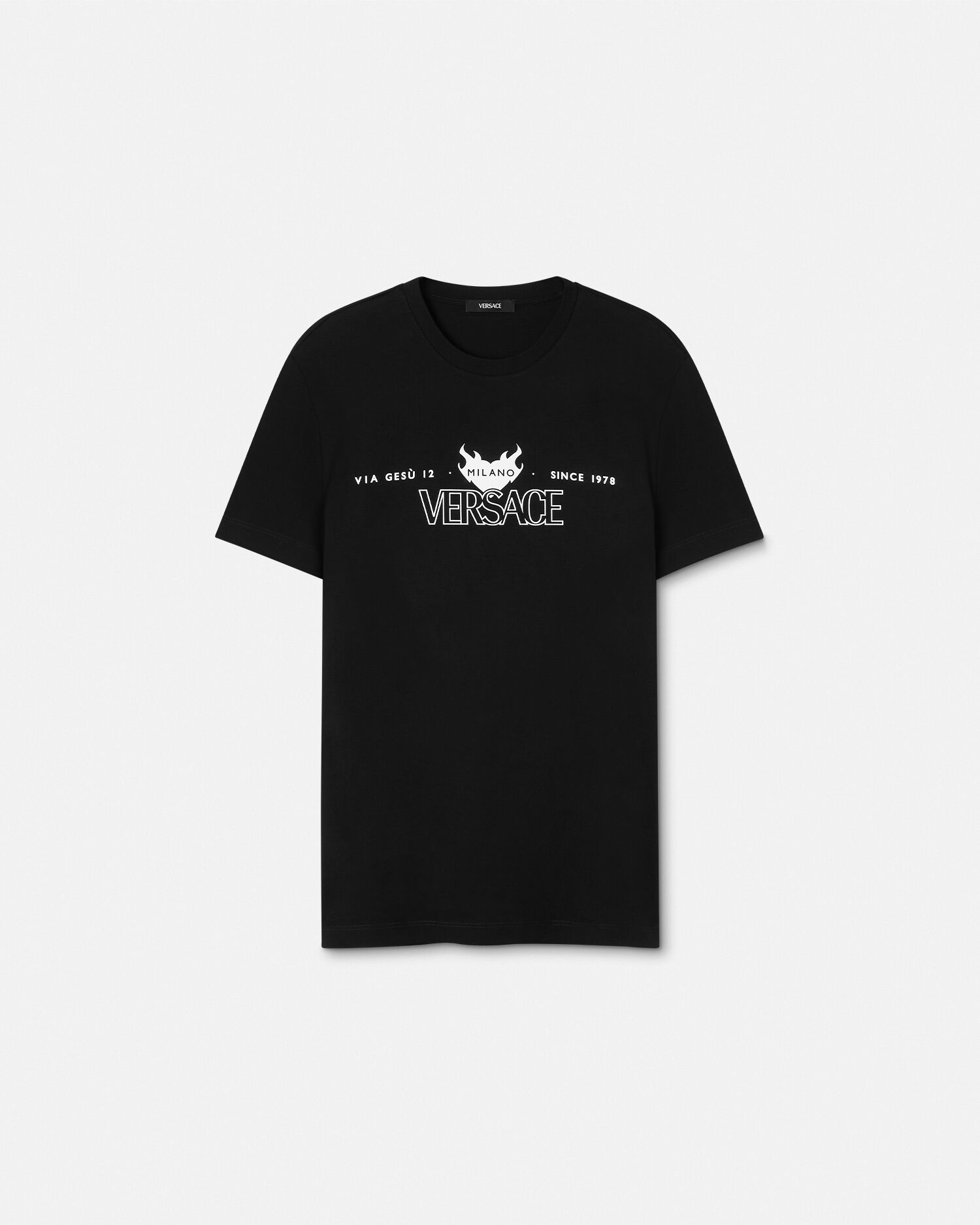 VERSACE ロゴ コットンTシャツ Versace Logo Cotton Jersey T-Shirt | Nordstrom