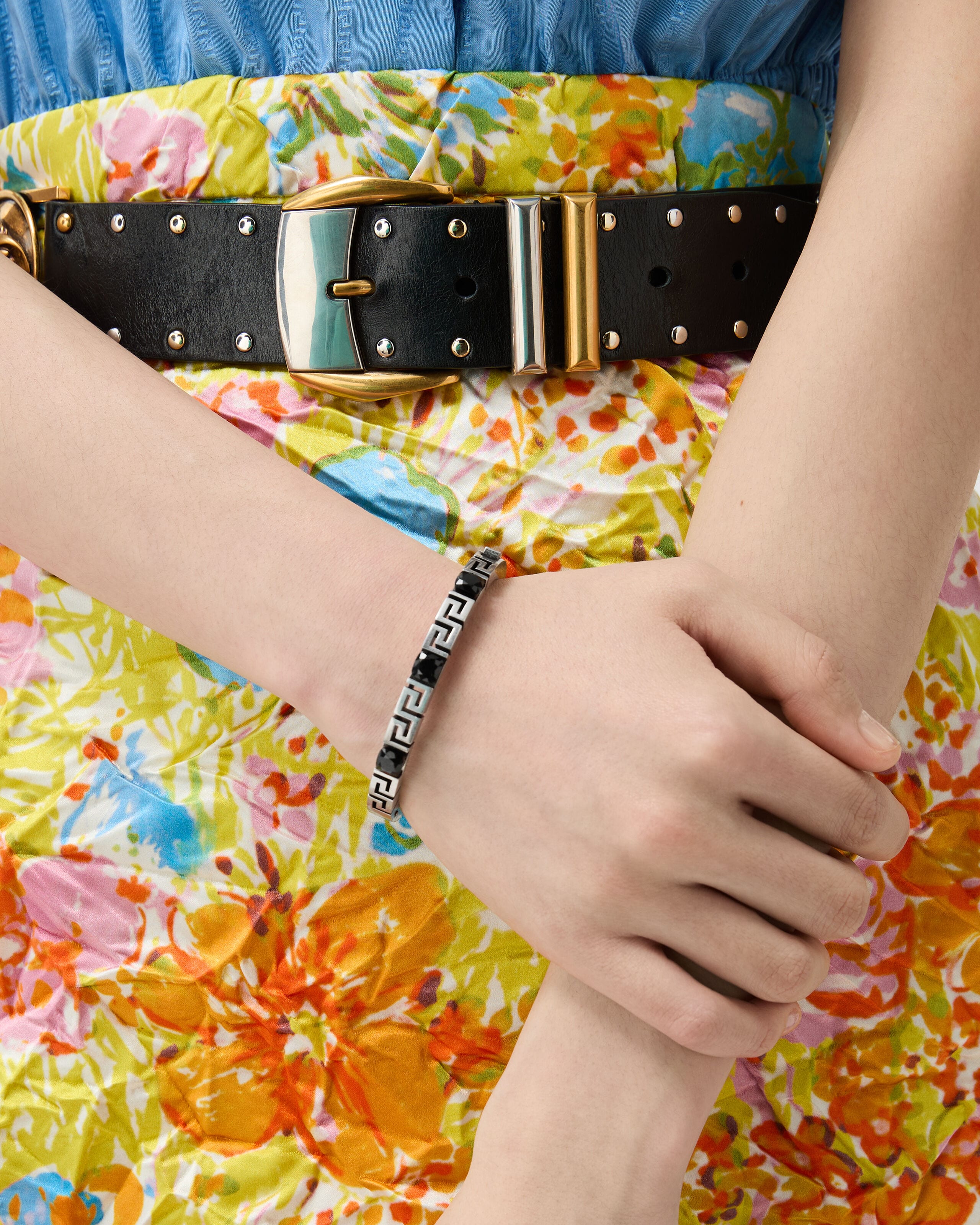 Greca Bracelet Silver | VERSACE US