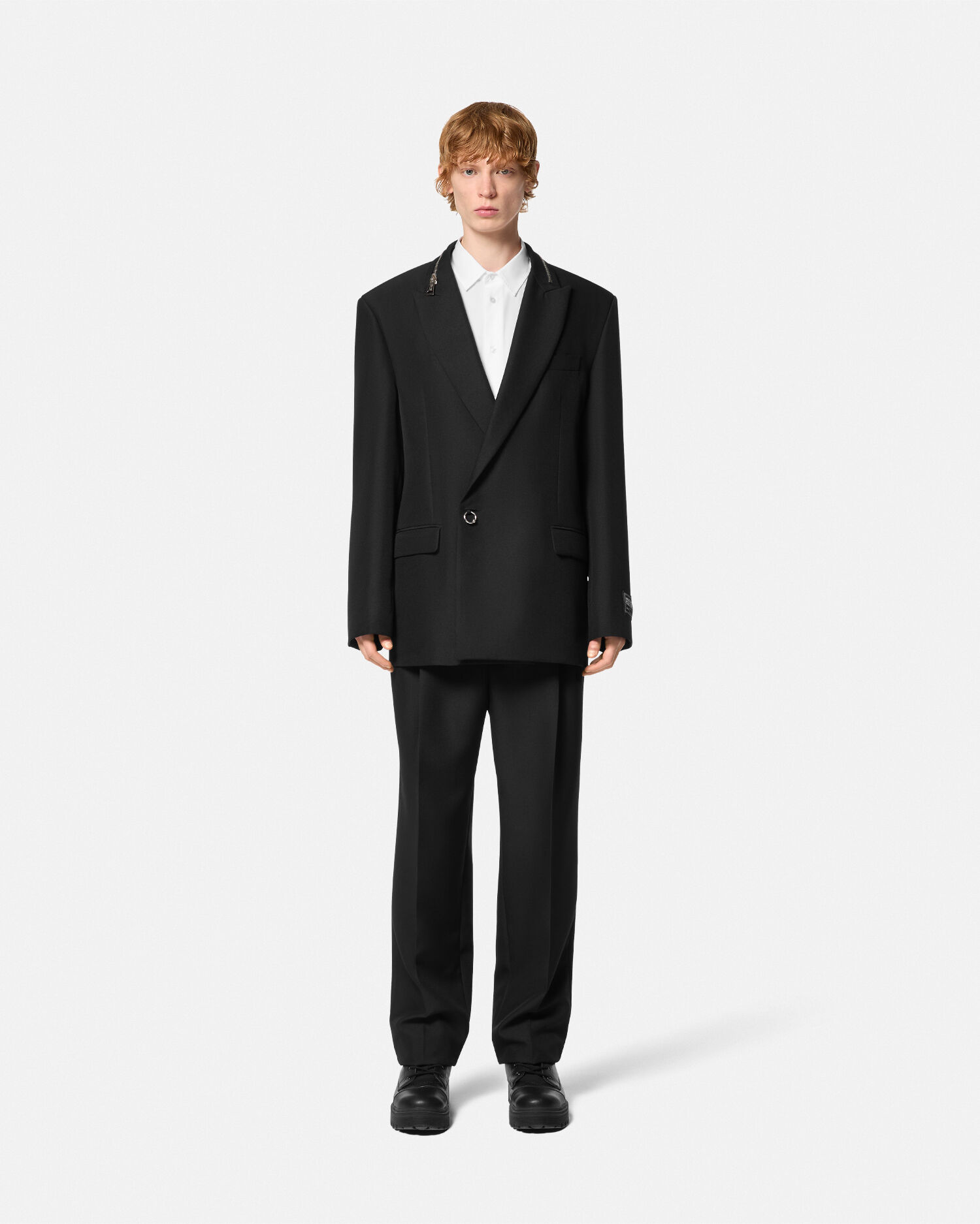 Versace double breasted blazer top