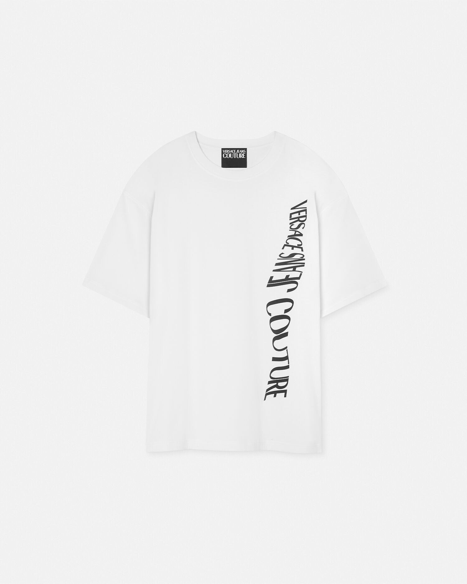 Tシャツ・カットソー VERSACE JEANS COUTURE Men T-shirt White 77GAHT01CJ00T G03 3.jpg