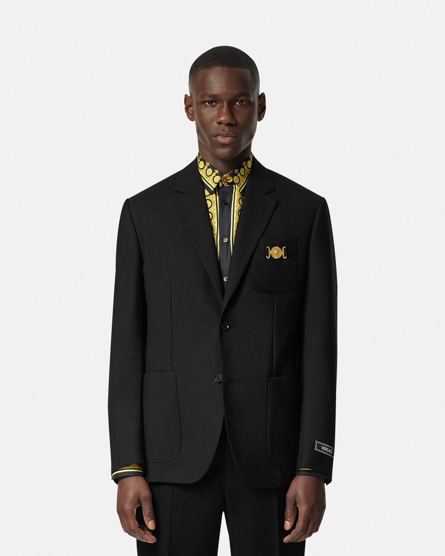 Blazer monopetto Medusa Biggie Nero VERSACE IT