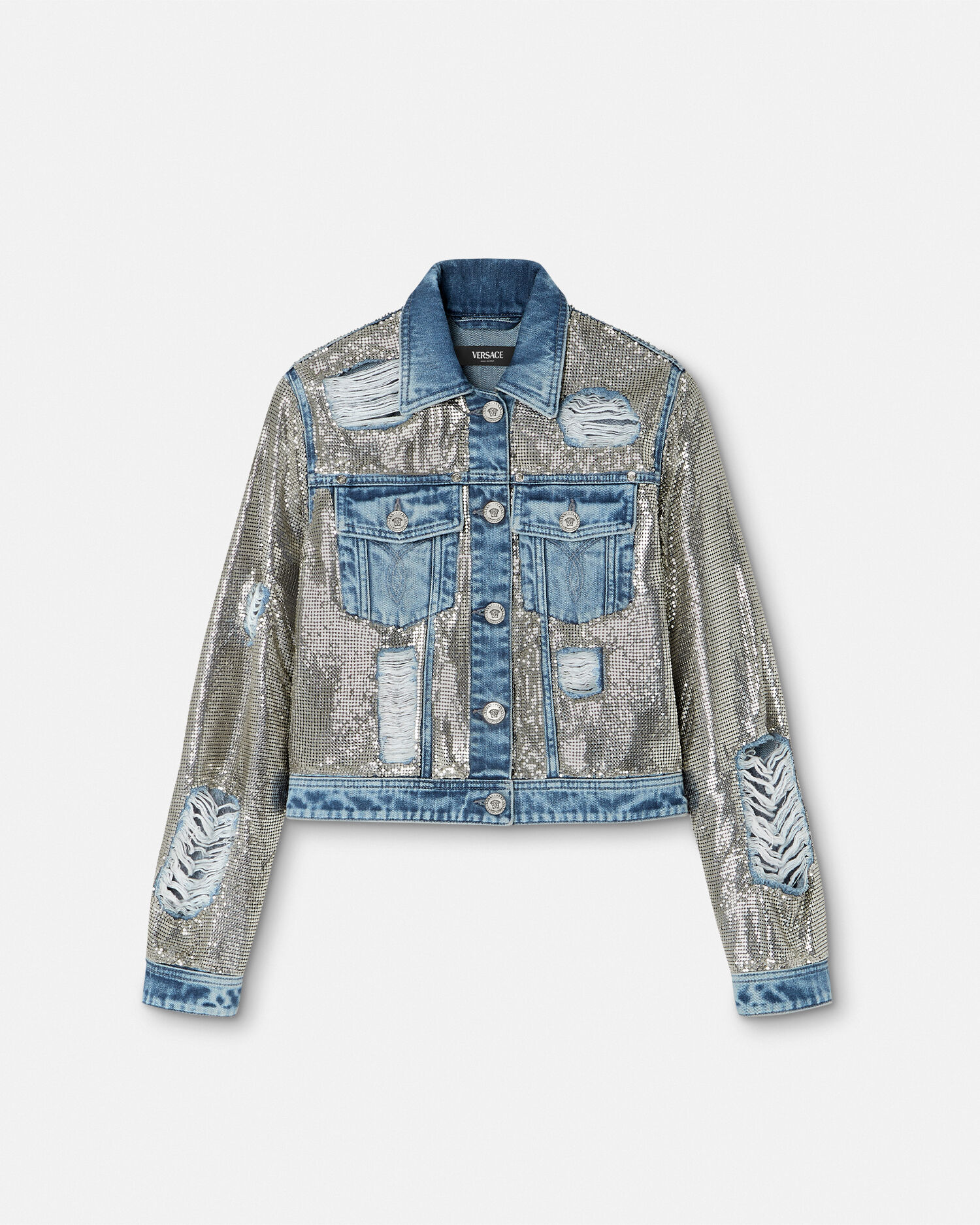 Denim Blouson Jacket | VERSACE US