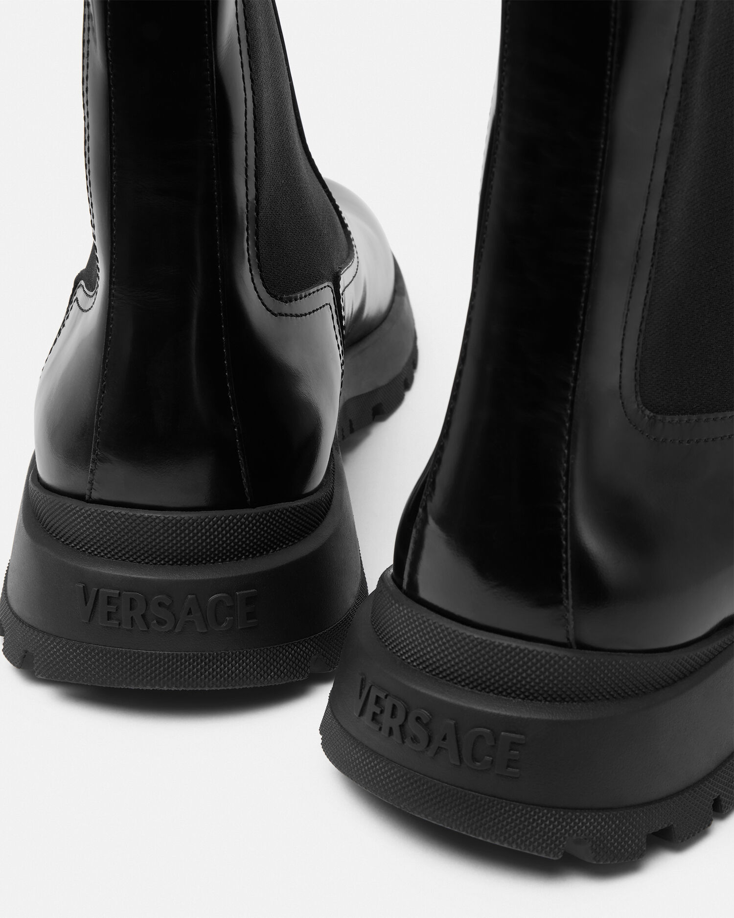 Versace chelsea boots hot sale