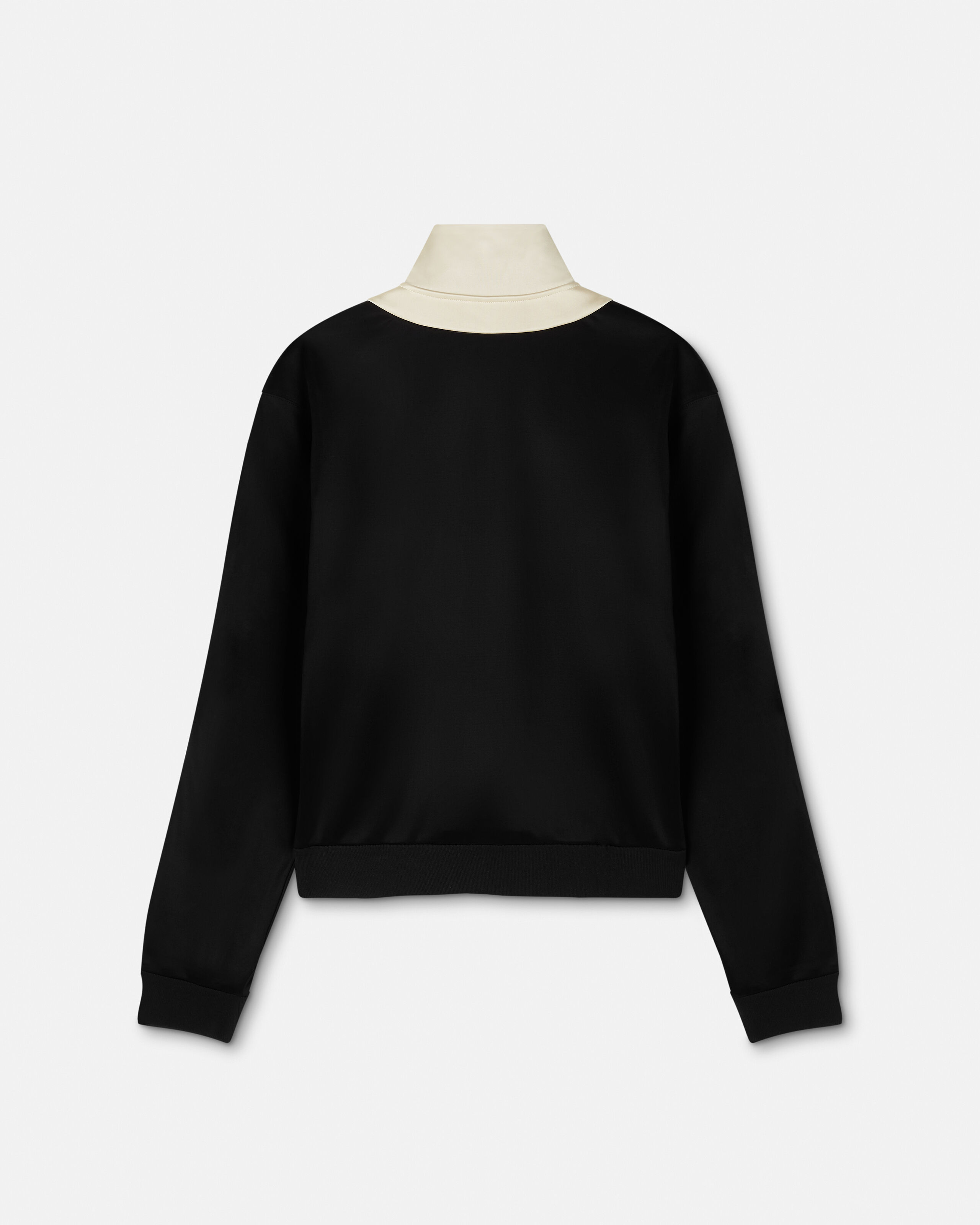 Zip Sweatshirt Black | VERSACE IN