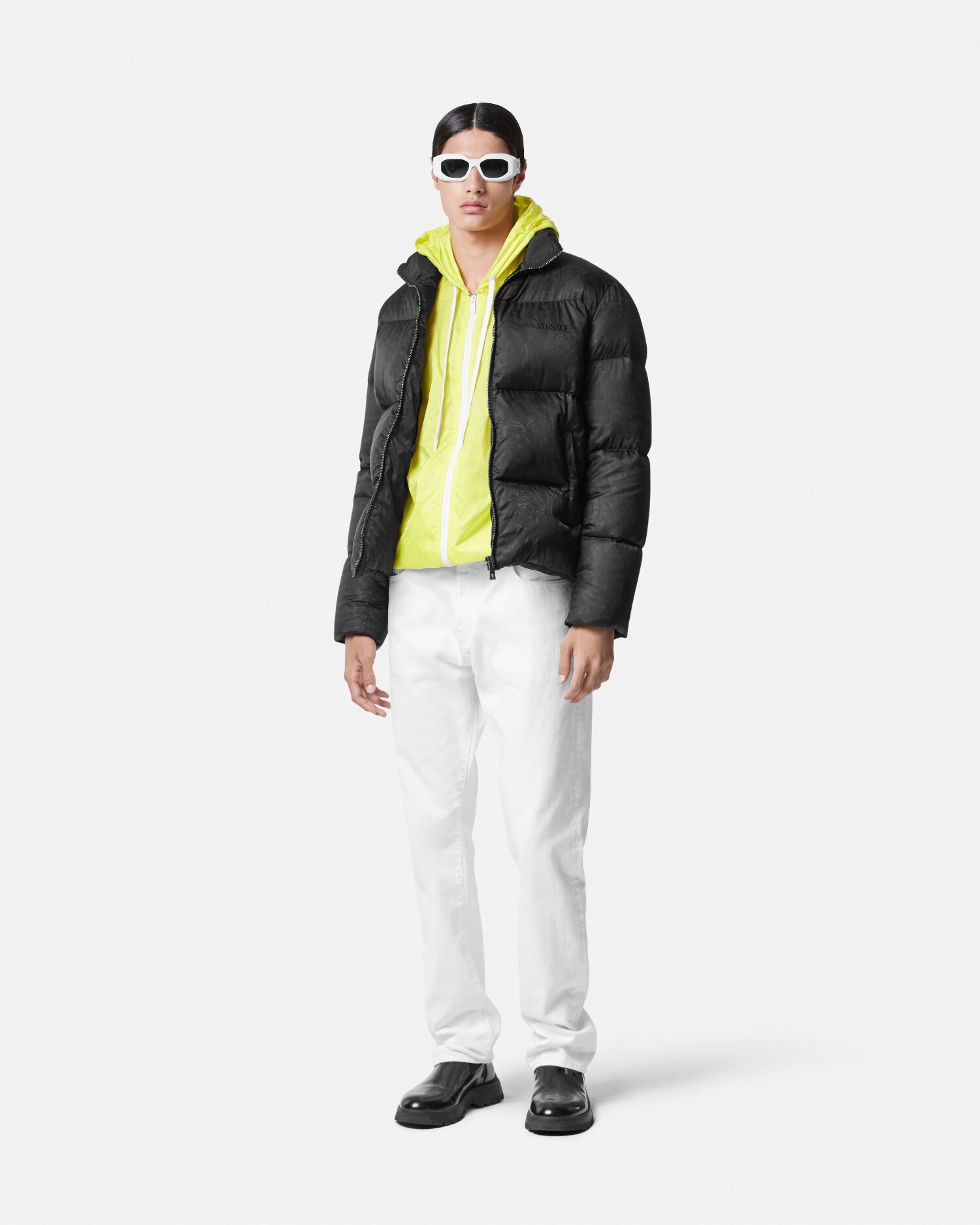 Barocco Jacquard Windbreaker Jacket