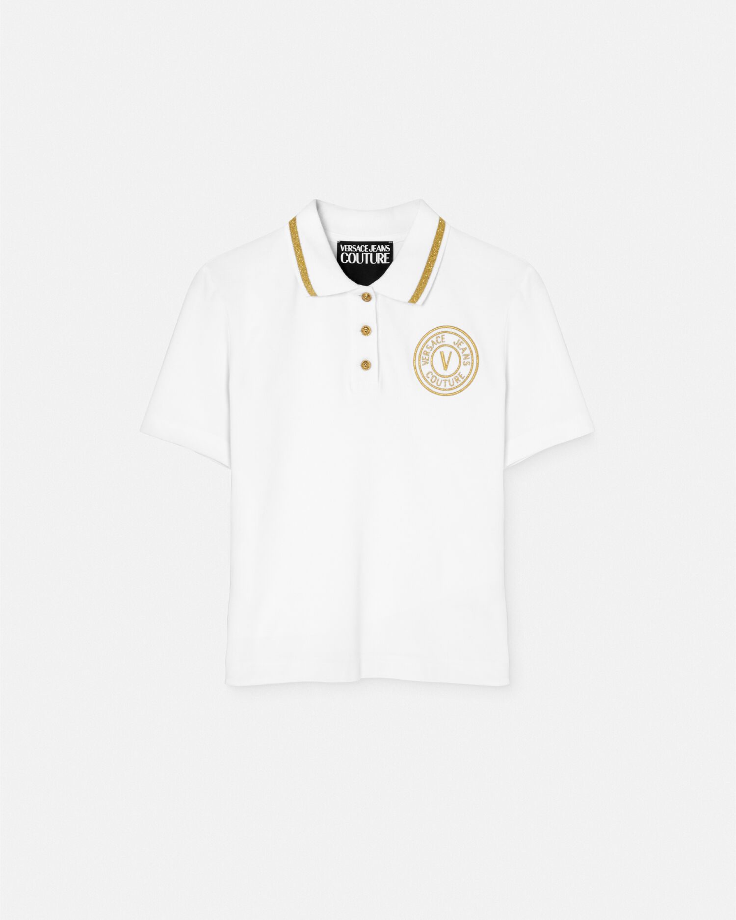 V Emblem Polo Shirt