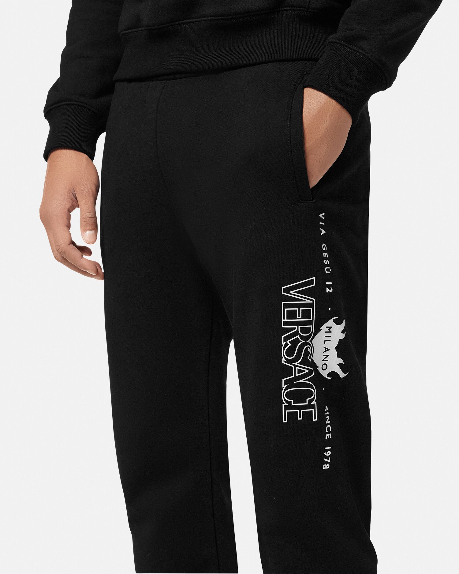 90s usa製　verve cagi pant 黒　紫ロゴ 90 Logo Original Sweat Pants 【9090 girl】 – YZ