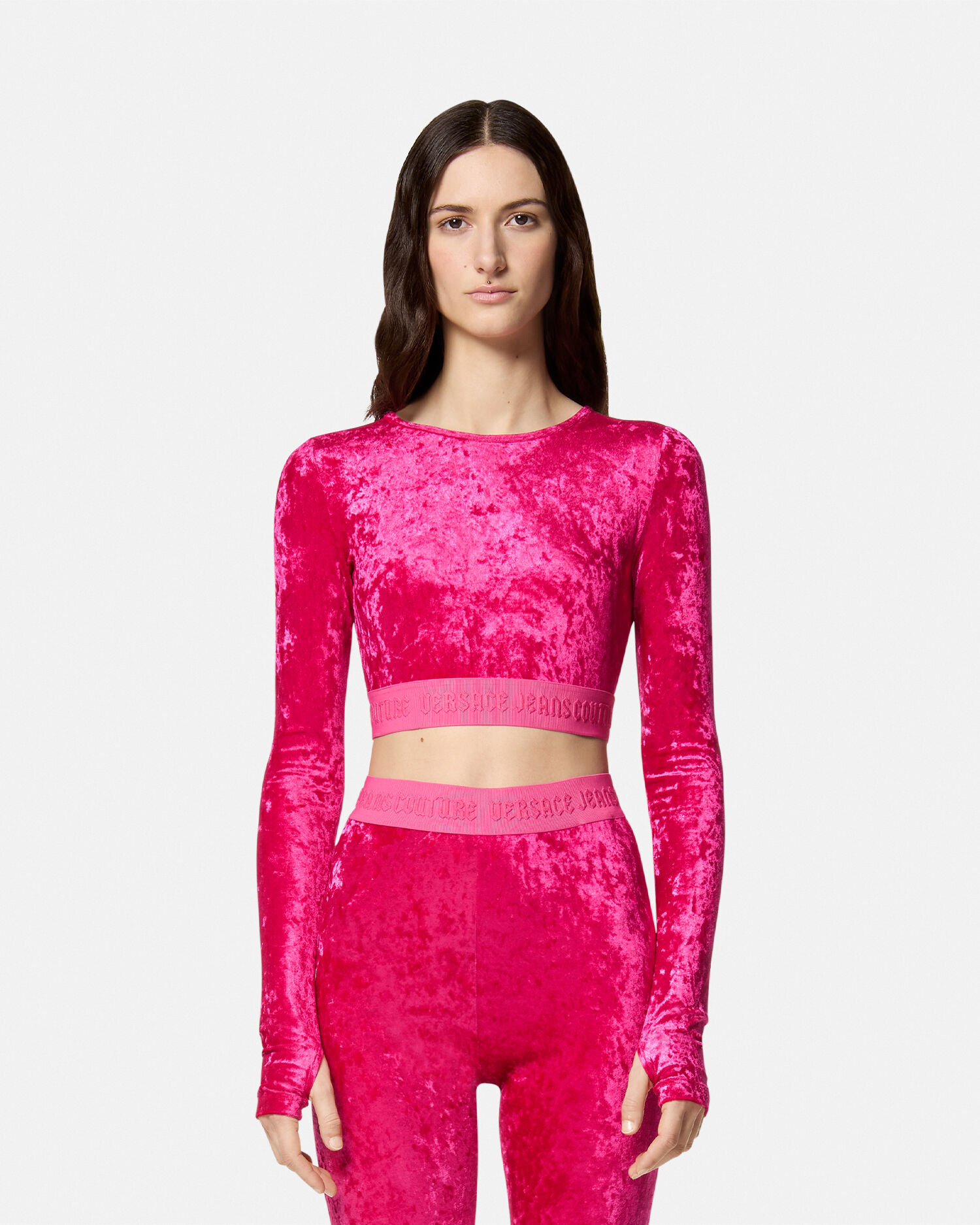 Versace cropped top new arrivals