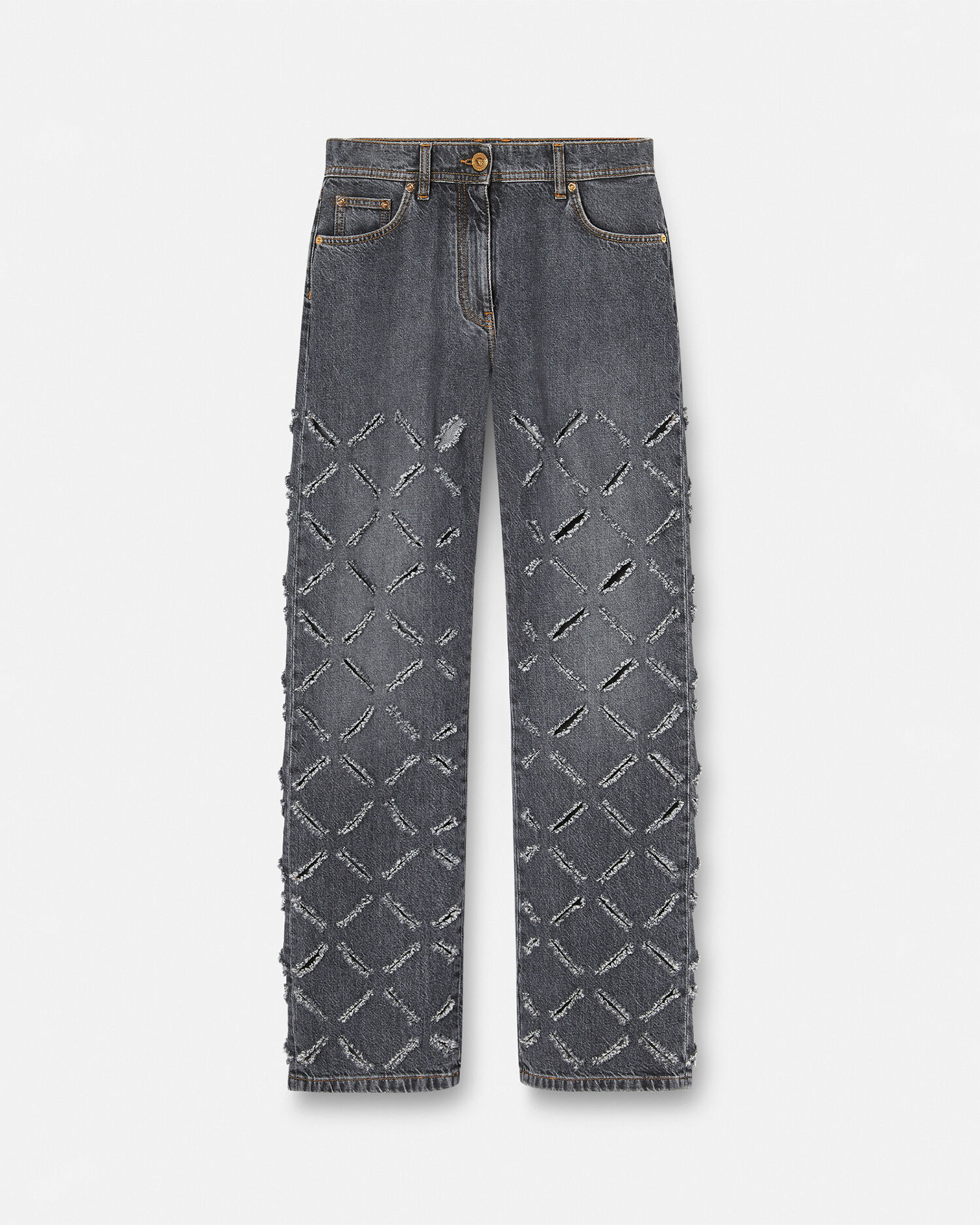 Jean large fendu cheap