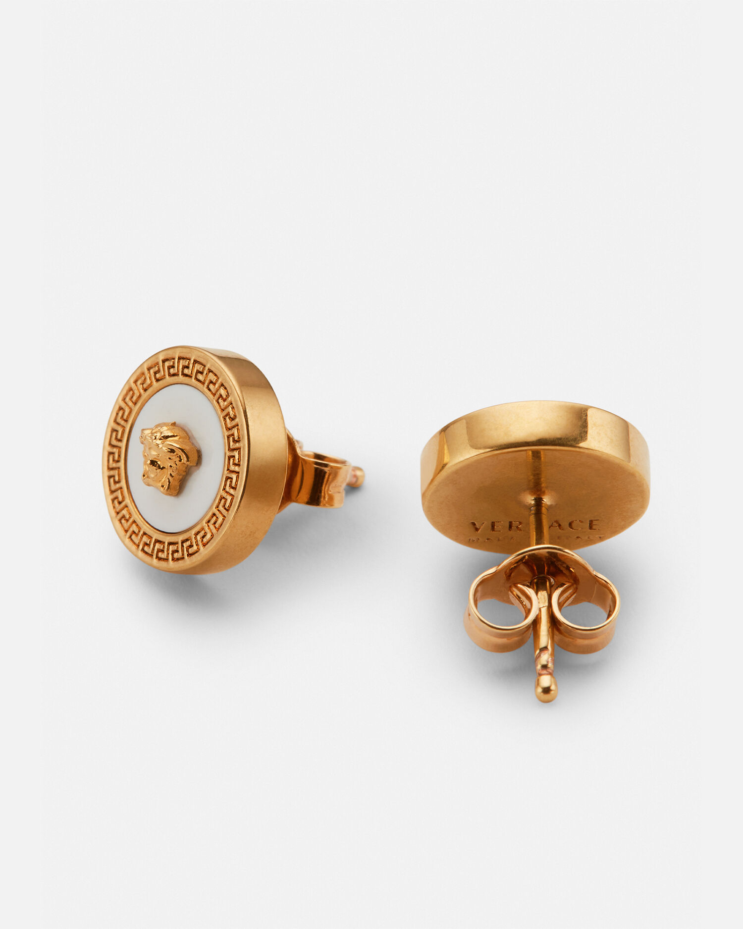 Versace gold outlet earrings