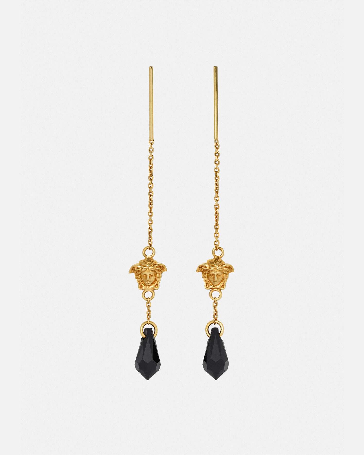 Versace medusa sales drop earrings