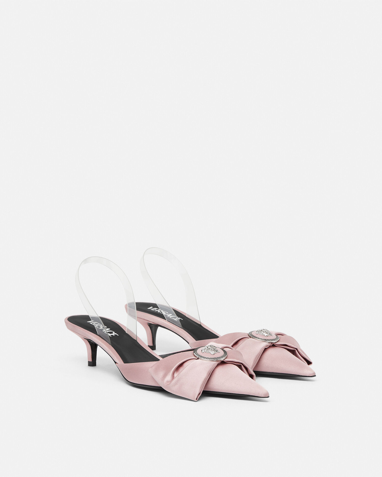 Versace Alia Slingback Pumps 45 mm female Light Pink 35.5