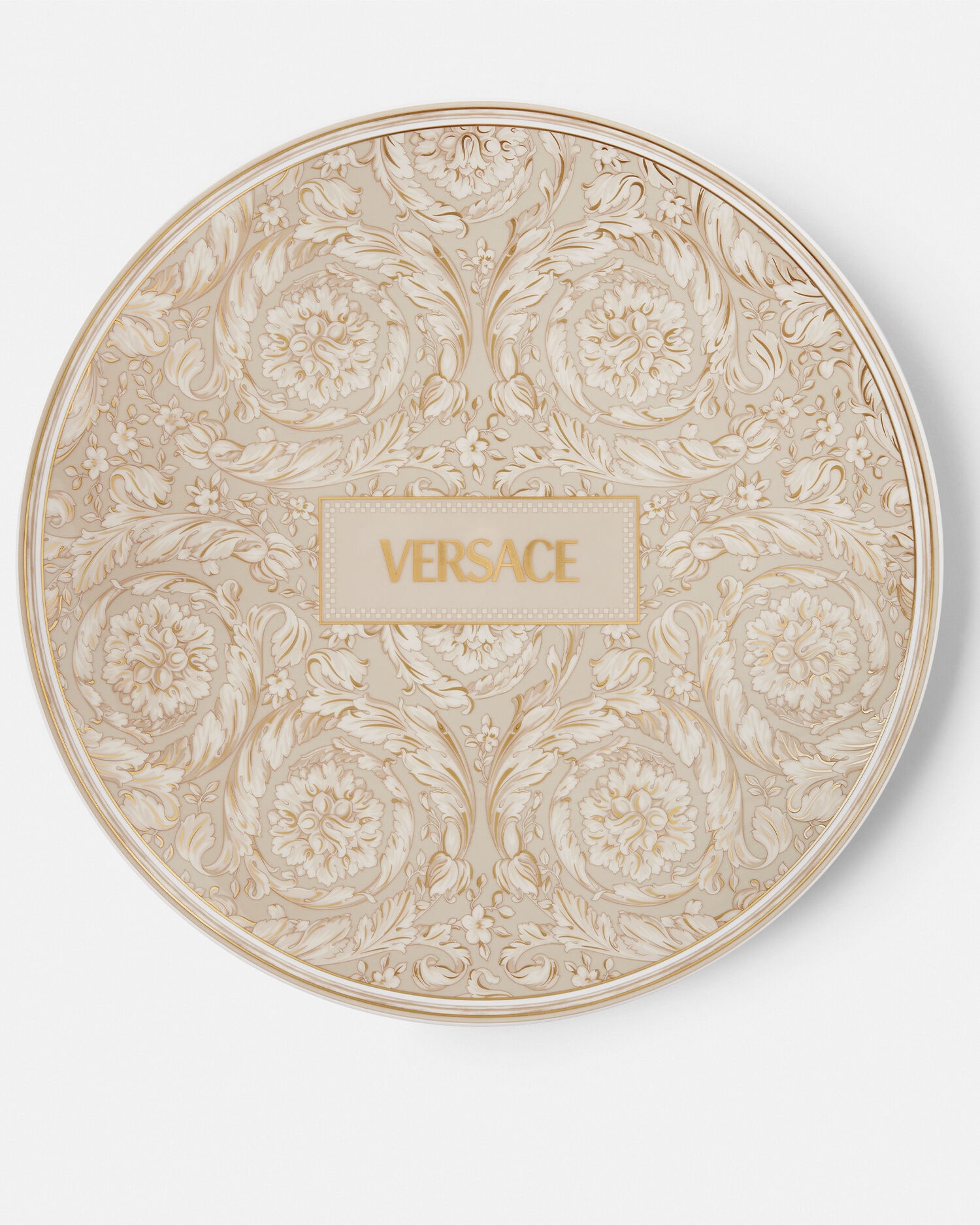 Barocco Beige Charger Plate 13"