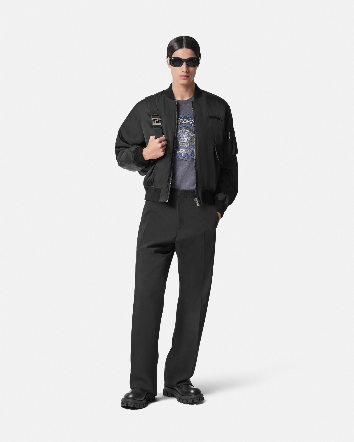 Versace best sale baseball jacket