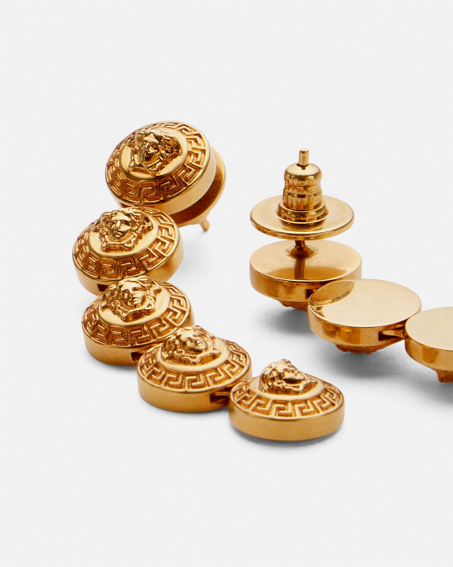 Versace medusa earrings gold on sale