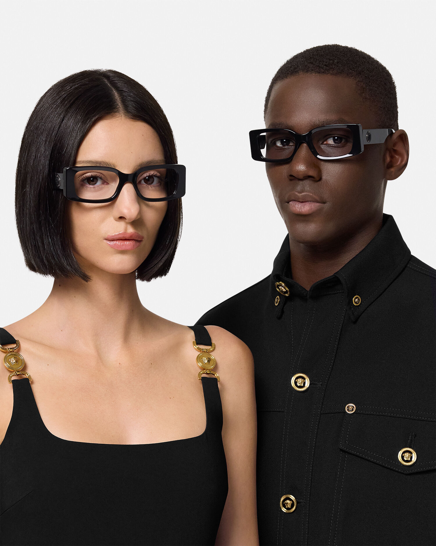 Versace glasses with medusa sale
