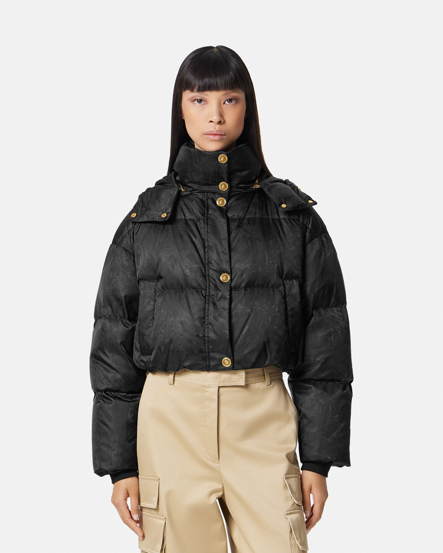 Versace puffer jacket women's top