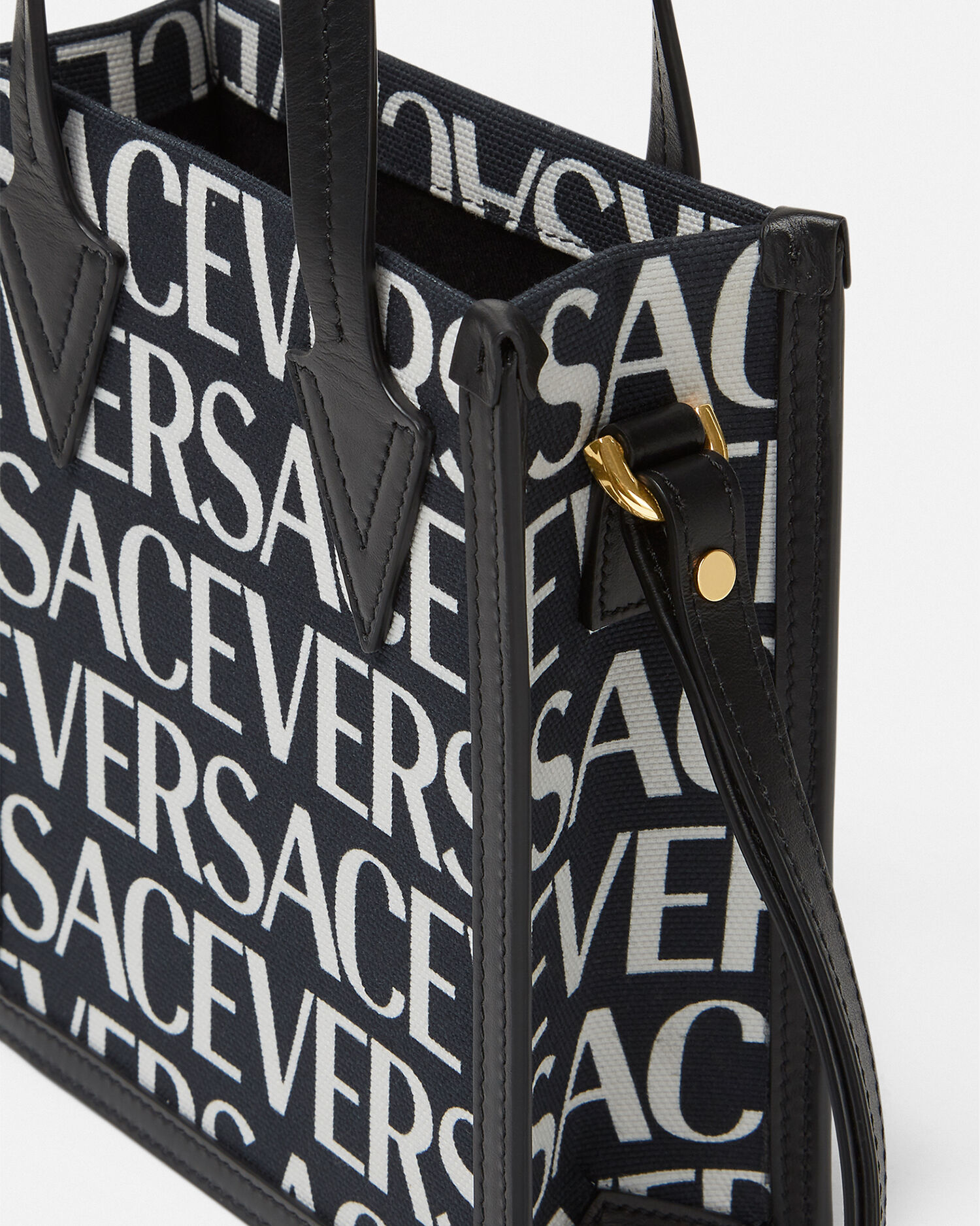Versace Allover Crossbody Bag Black Versace US