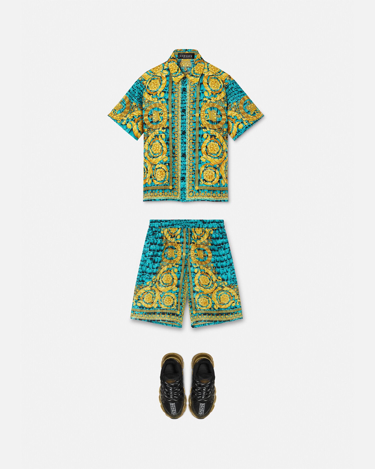 Boys versace top shirt