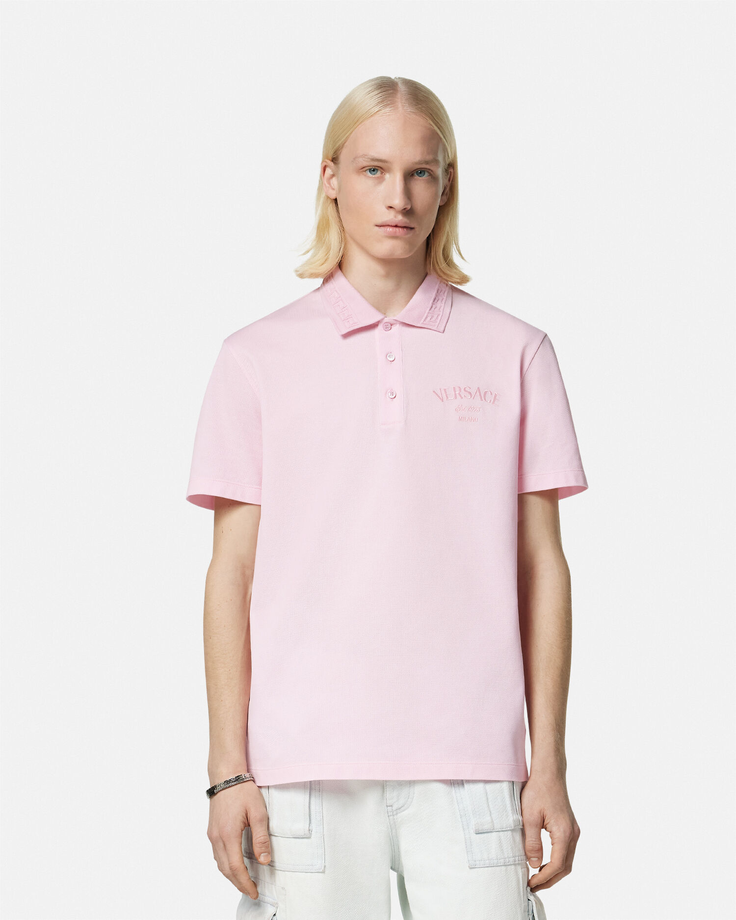 Versace top shirt pink