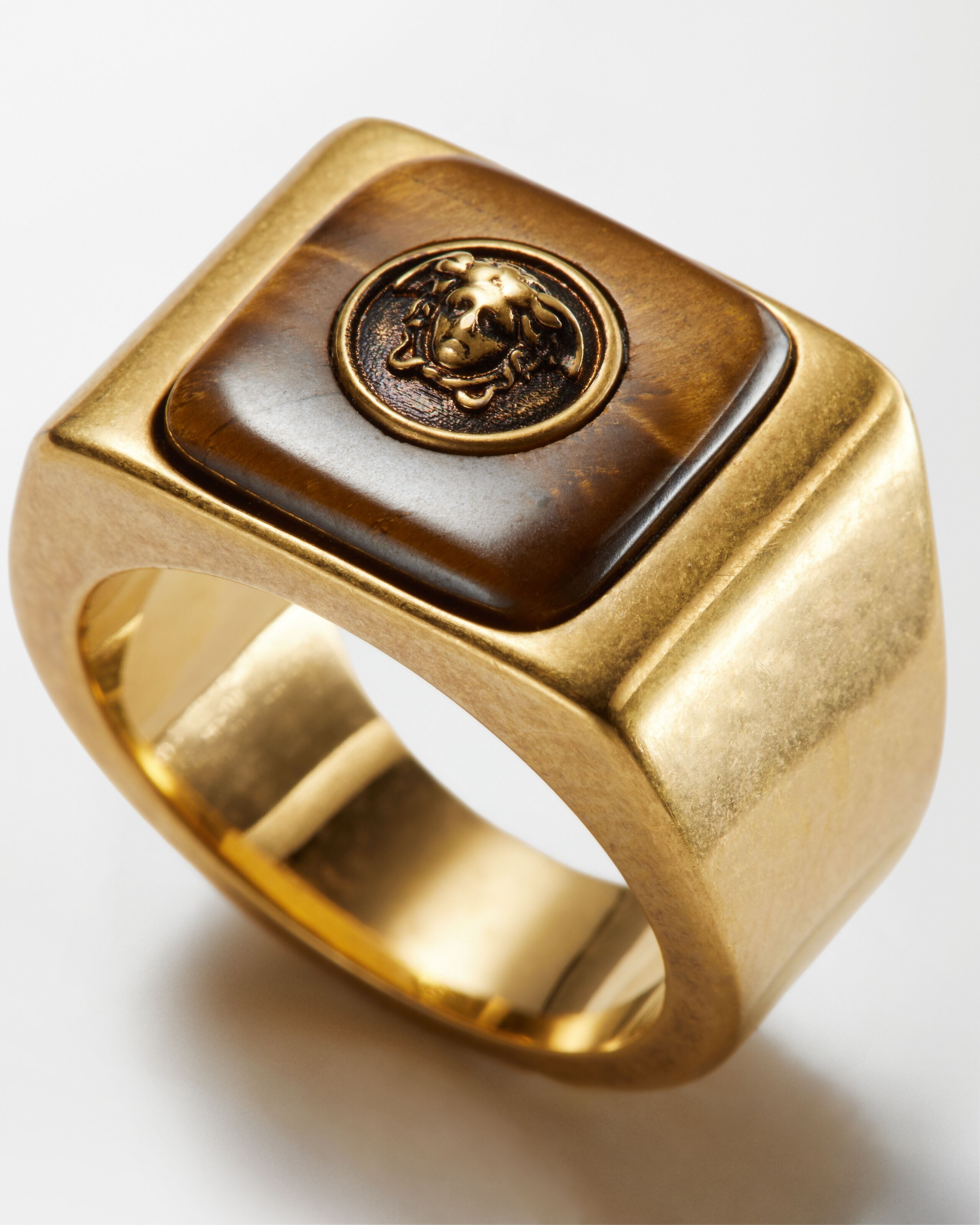 VERSACE リング 13 Aura Ring Gold | VERSACE US