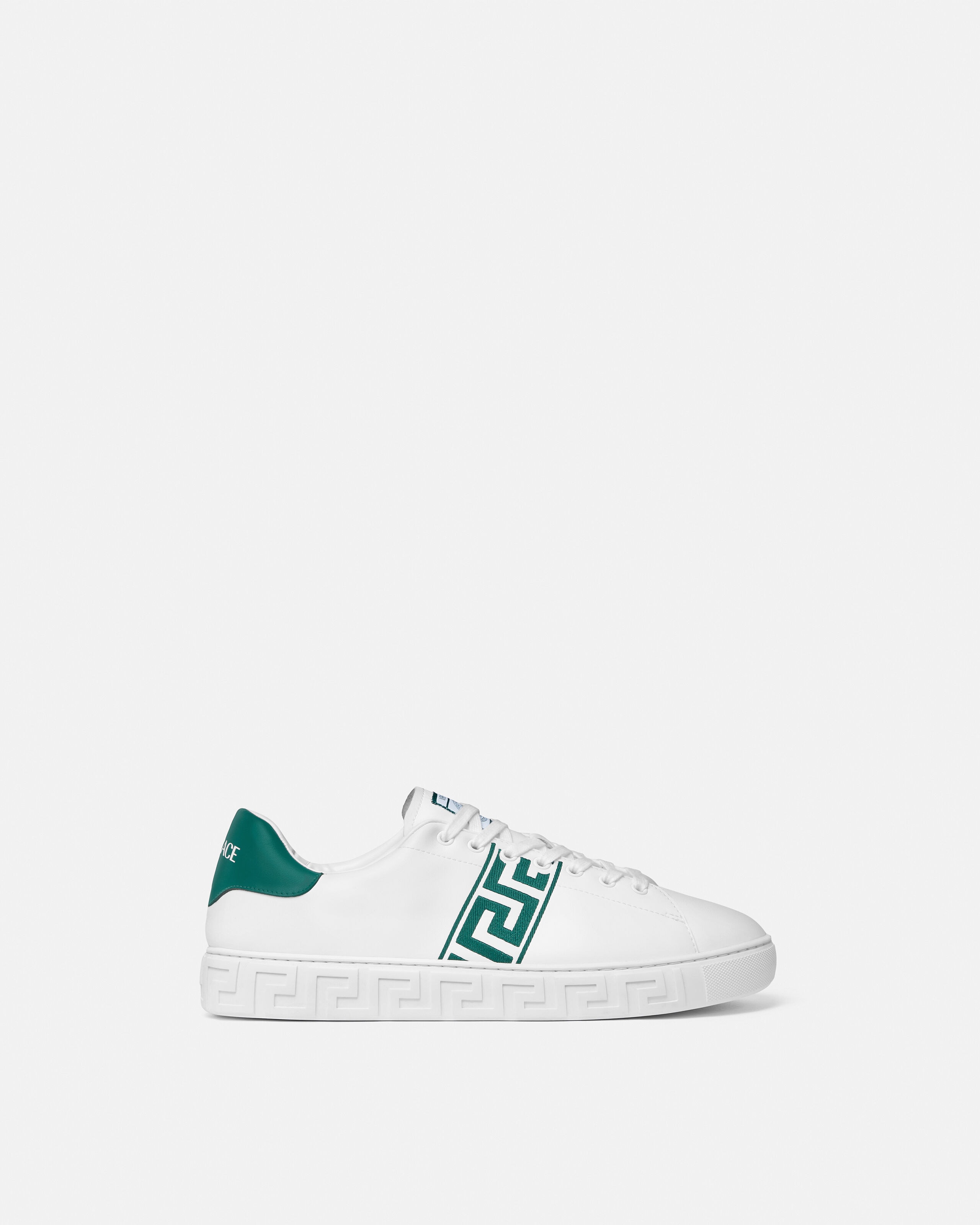 Versace greca embroidered nylon sneakers