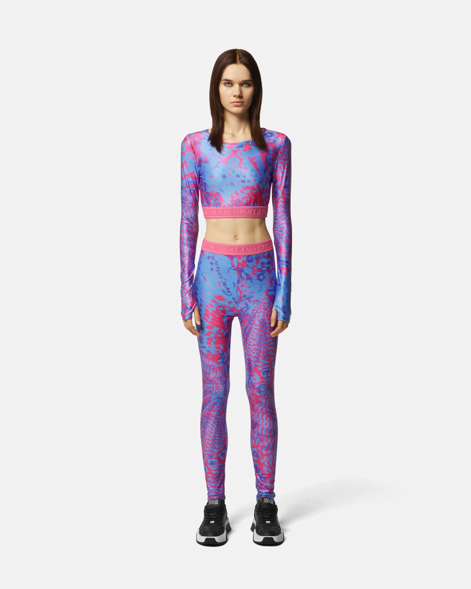 Versace crop top and leggings discount