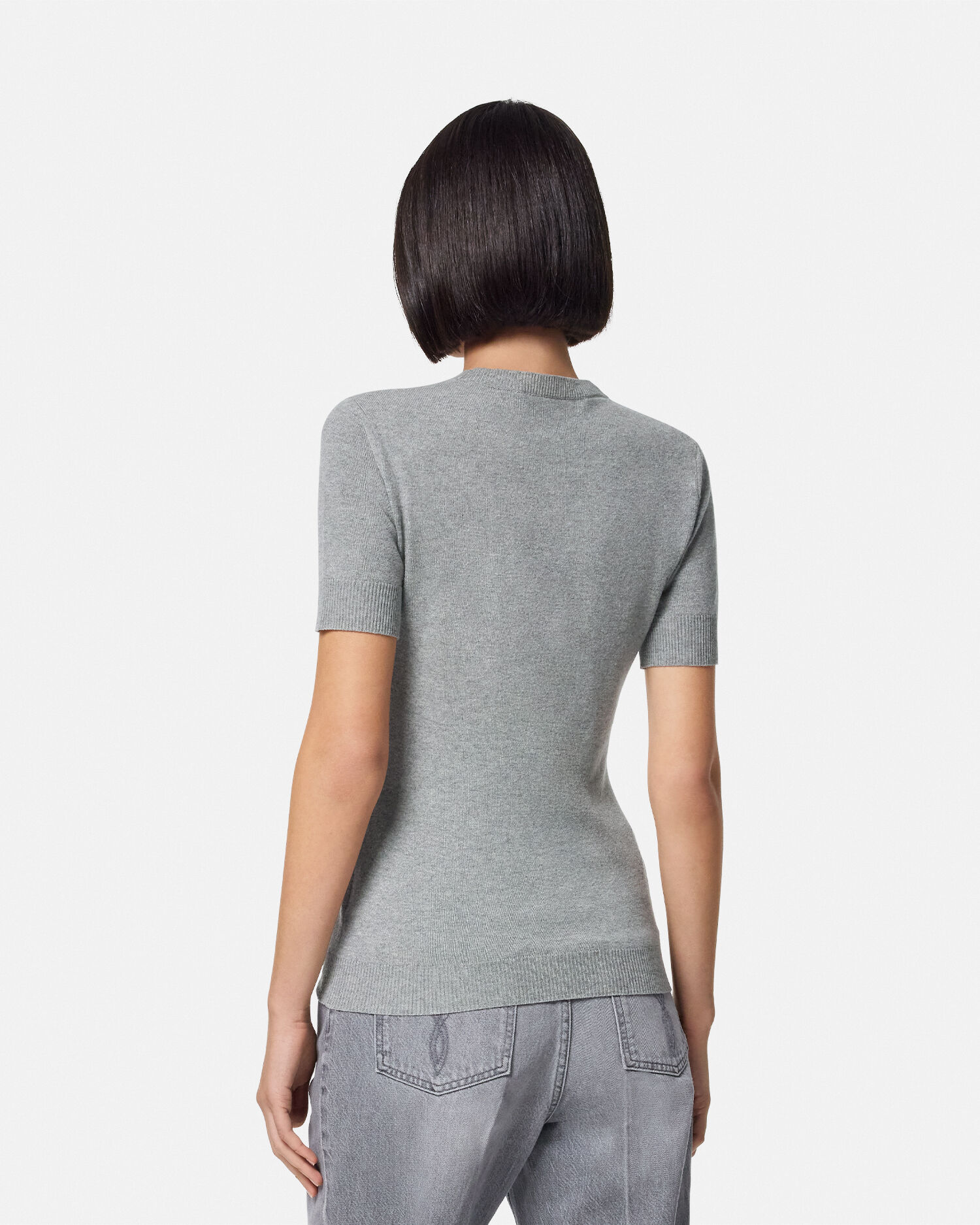 Top in maglia di misto cashmere