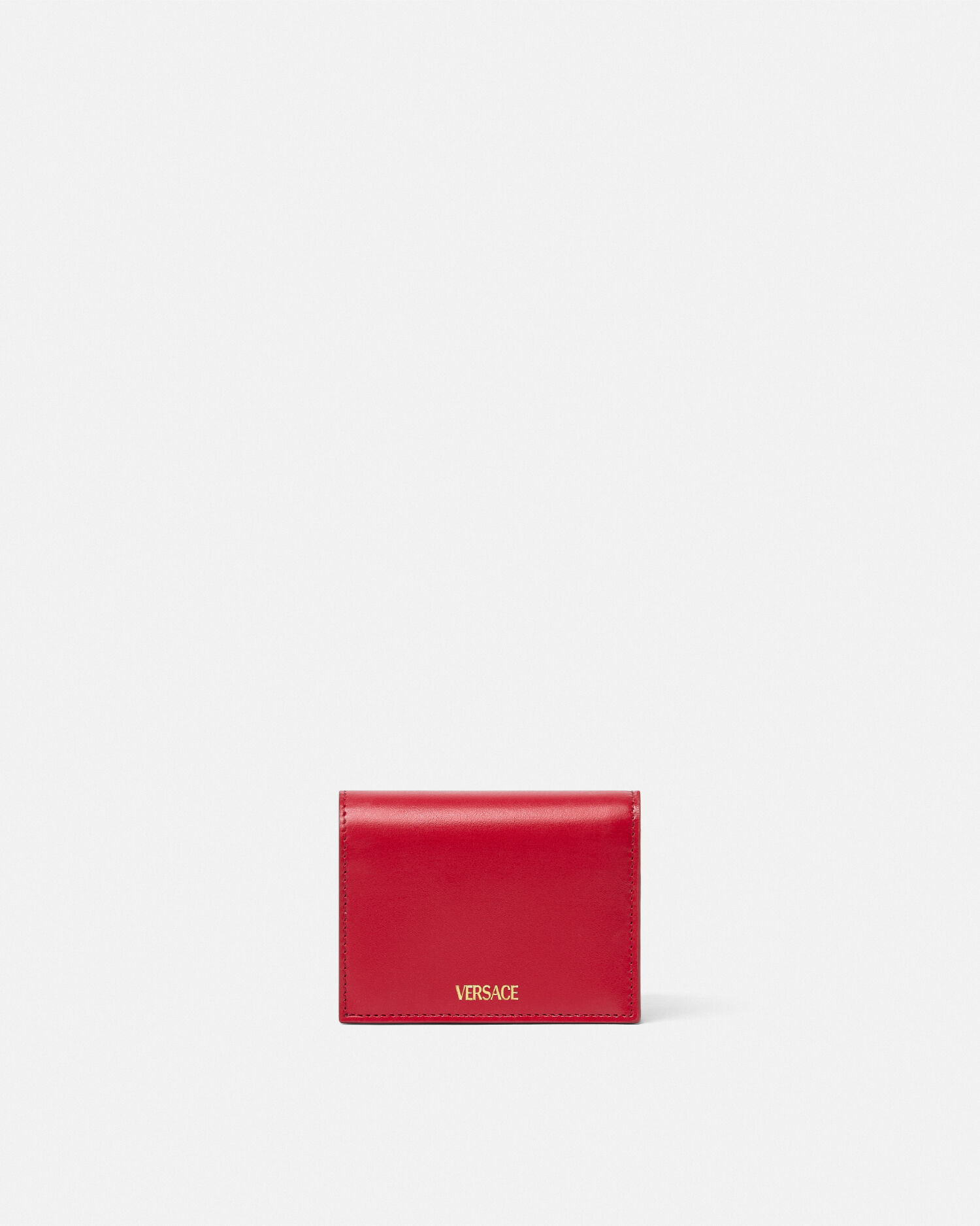 Medusa '95 Leather Wallet Red | VERSACE US