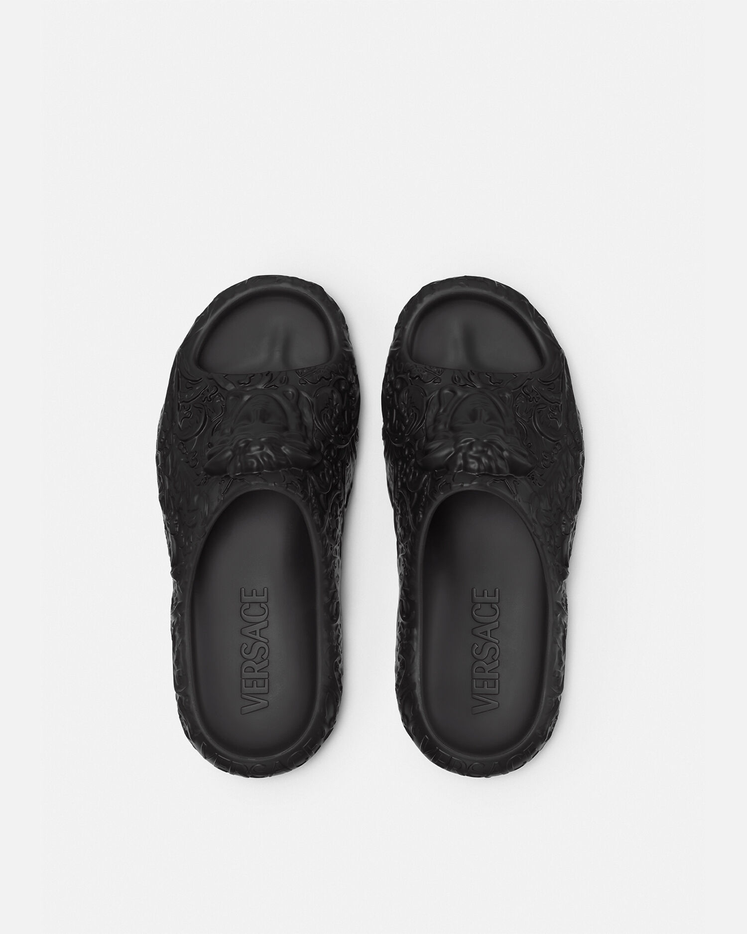 Versace medusa sliders cheap