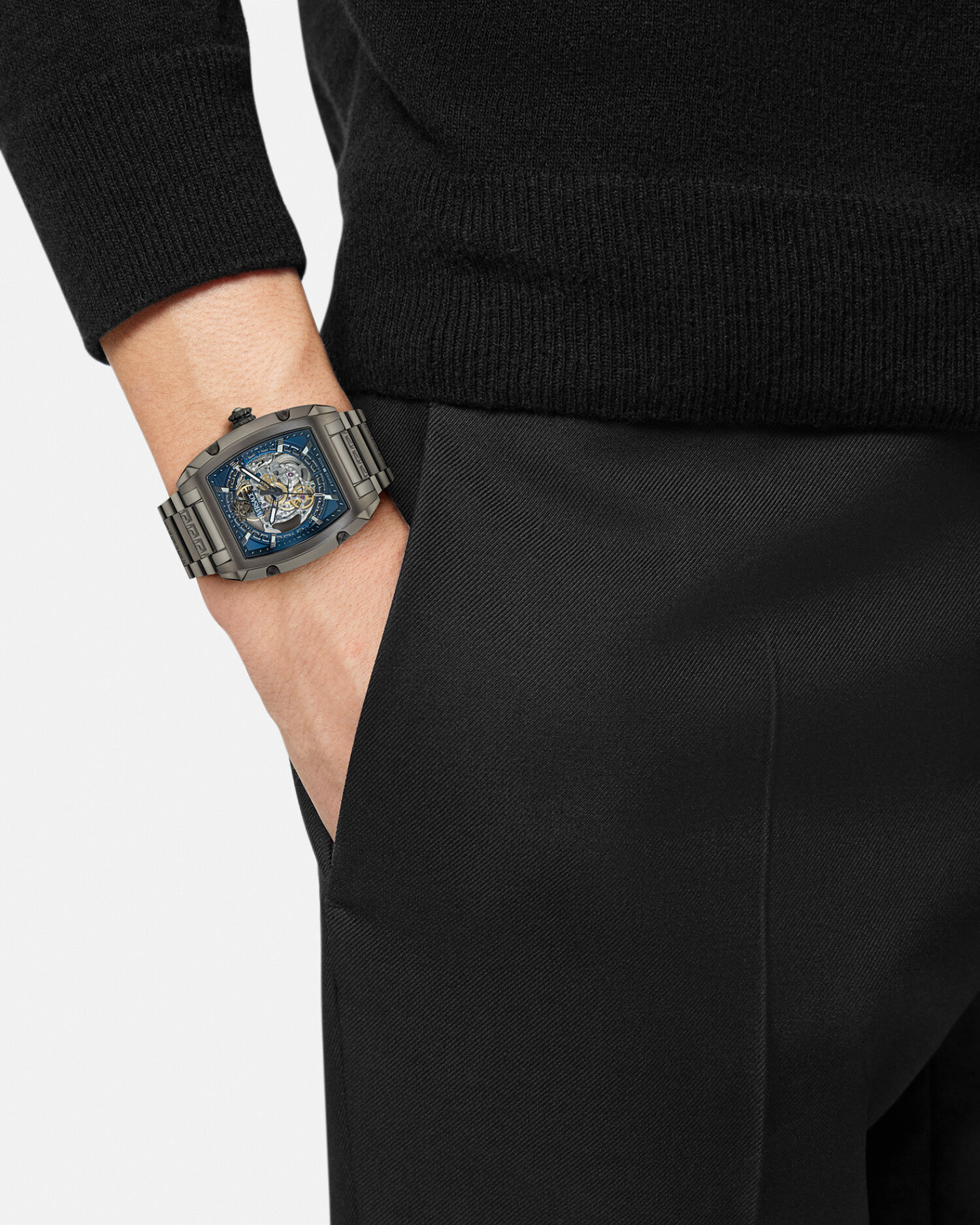 Versace Dominus Skeleton Watch