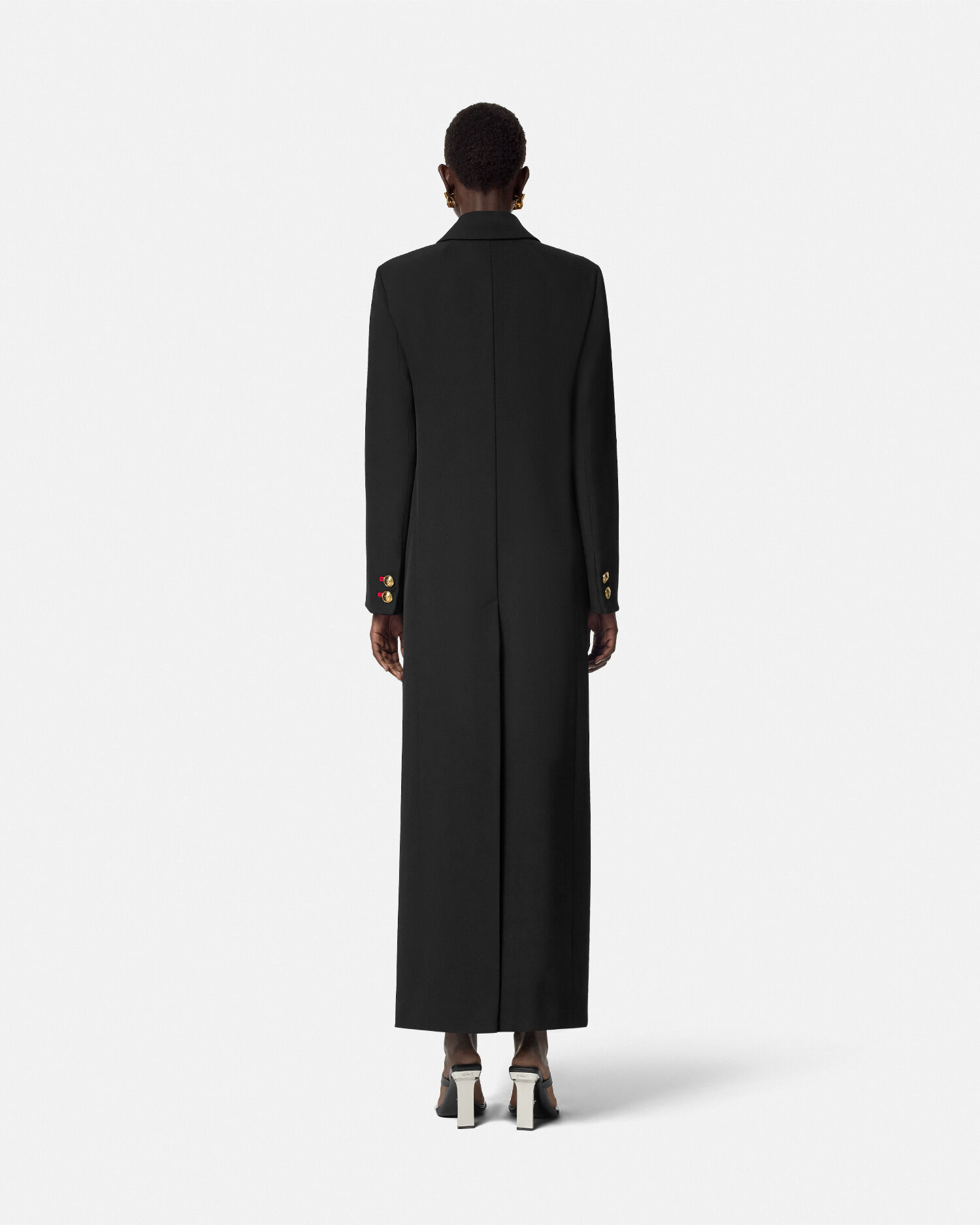 Versace long coat outlet