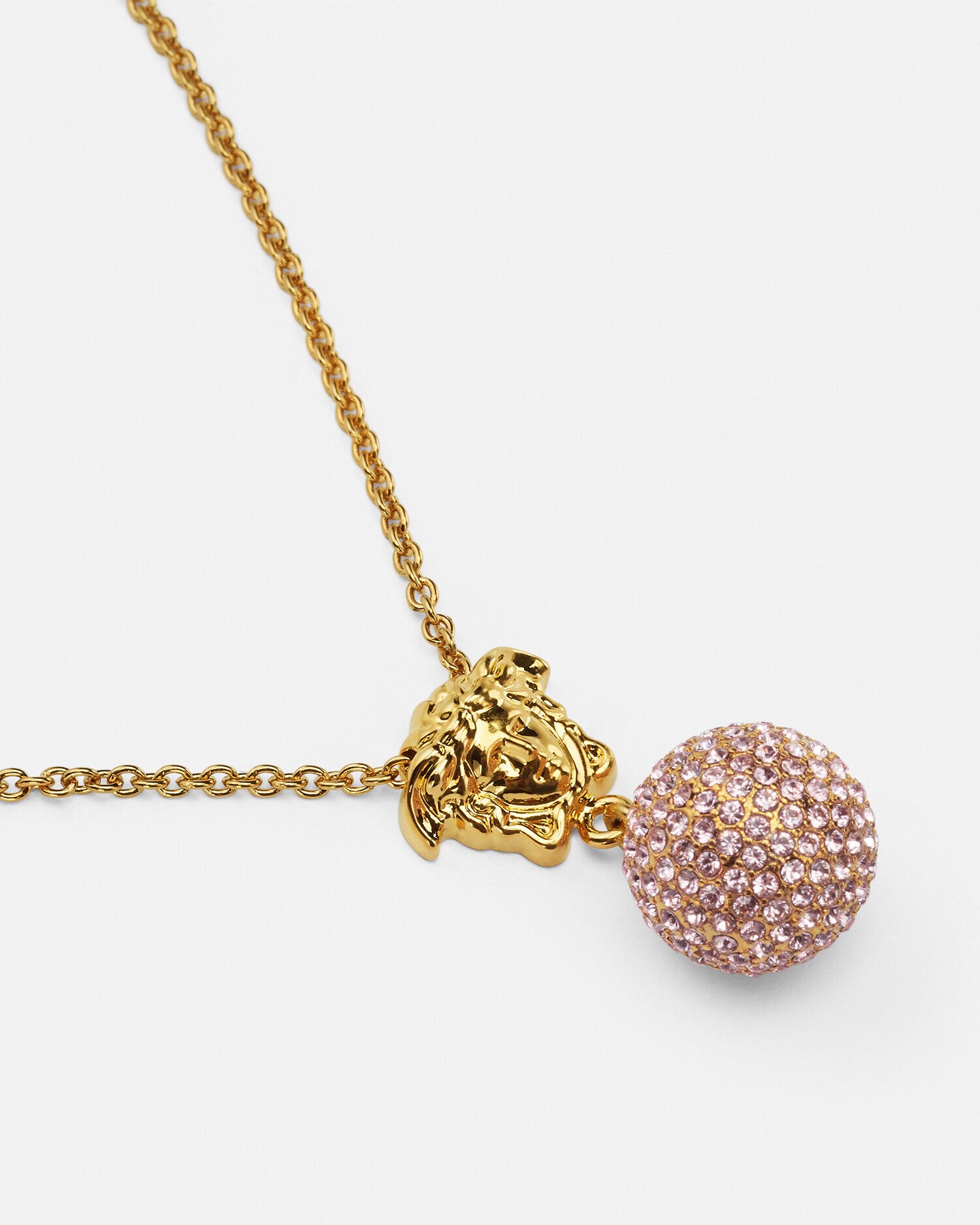 Medusa Crystal Ball Necklace VERSACE IN