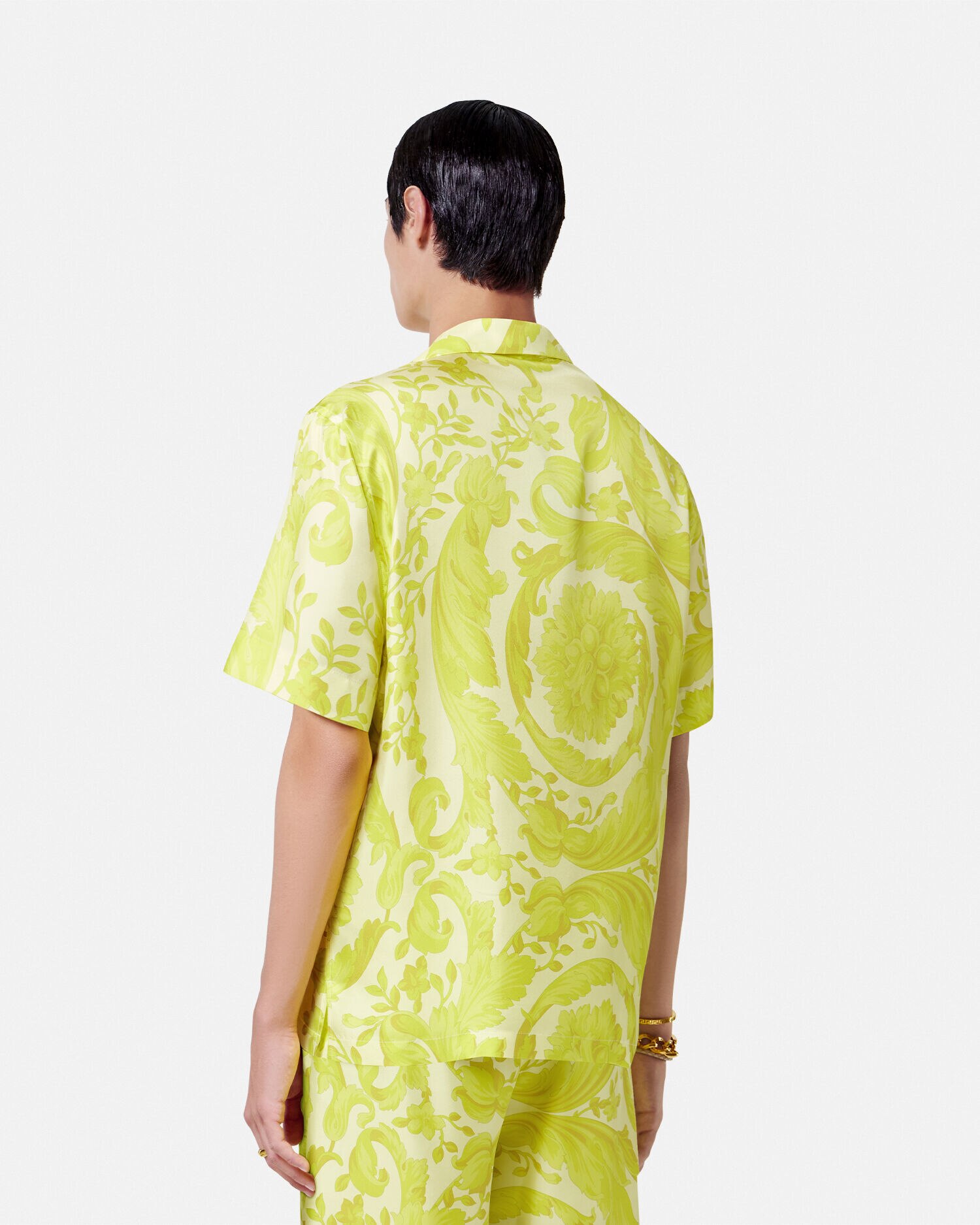 Versace hot sale shirt yellow