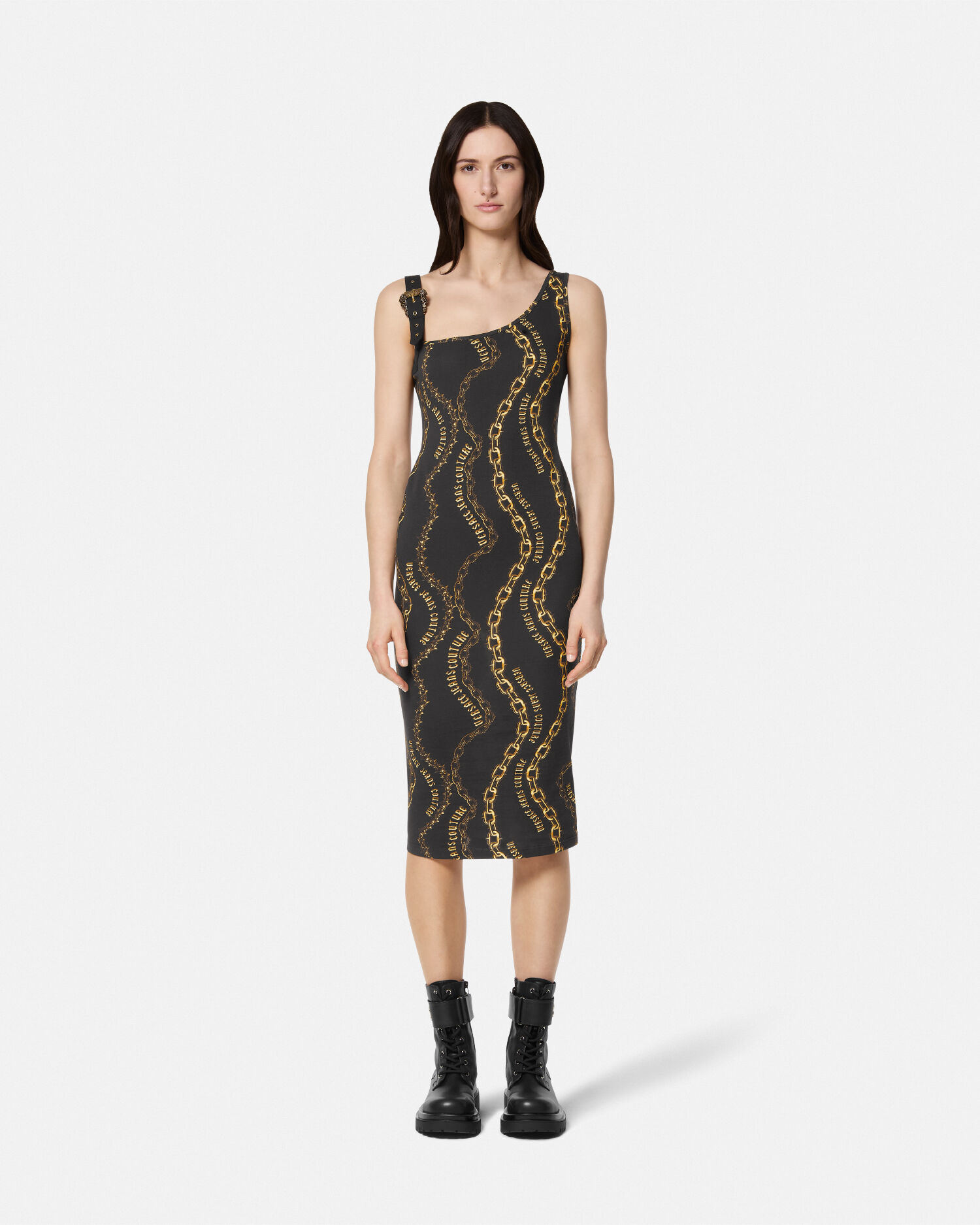 Robe mi longue Chain Couture VERSACE FR