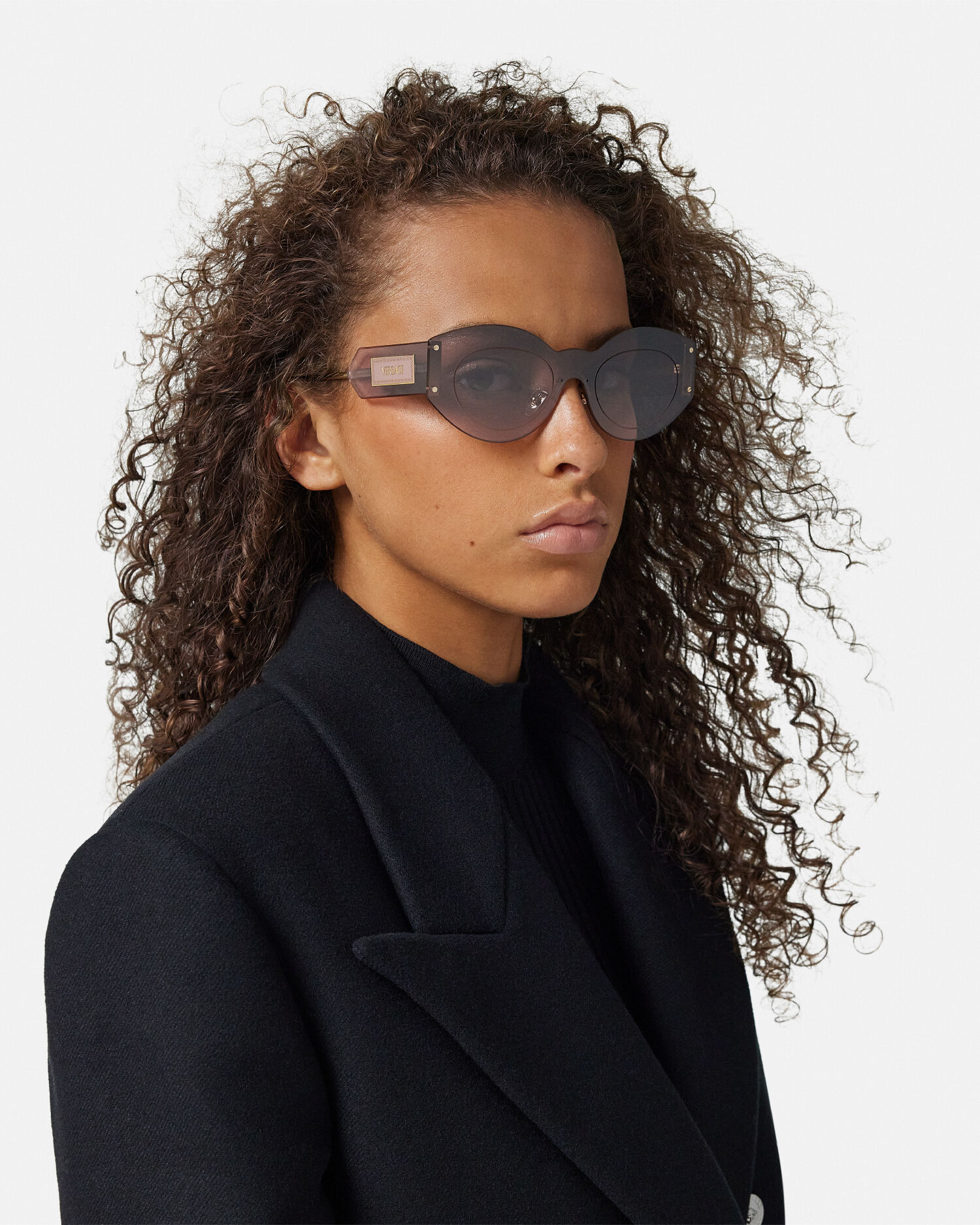 Versace women's shield sunglasses on sale