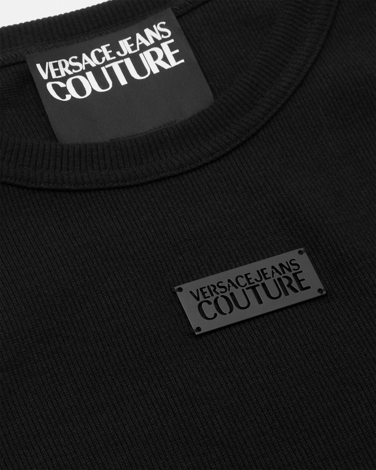 Logo Ribbed Tank Top | VERSACE US