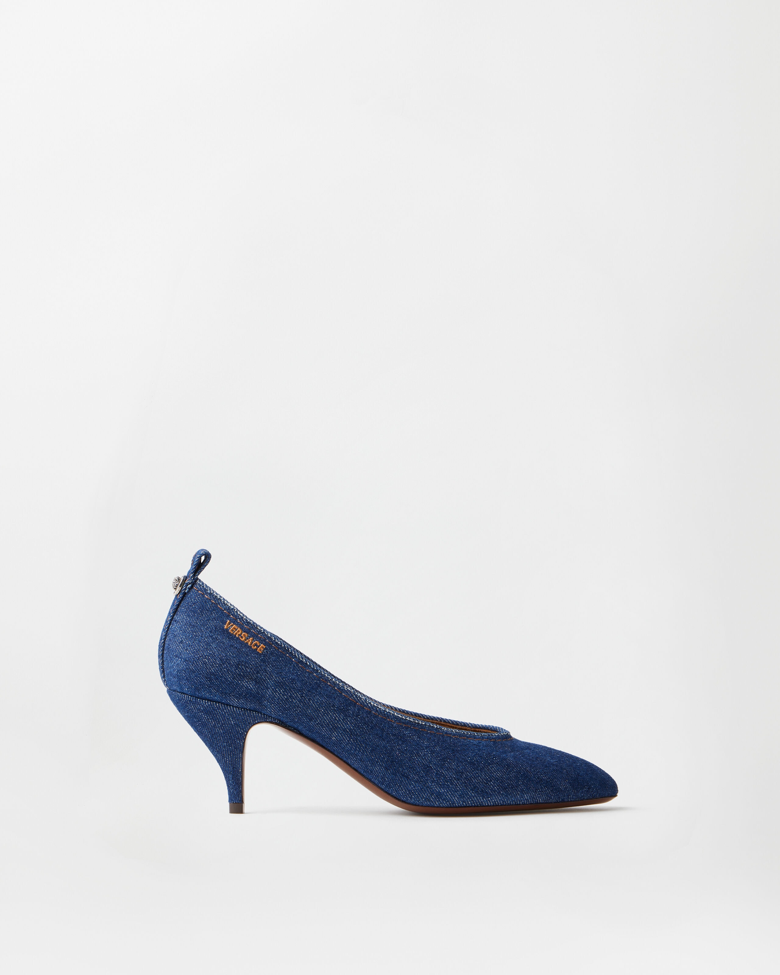 Versace tina denim pumps 65 mm