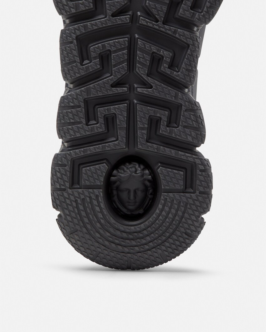 أحذية Trigreca رياضية بنقش جلد السحلية أبيض+ذهبي 4