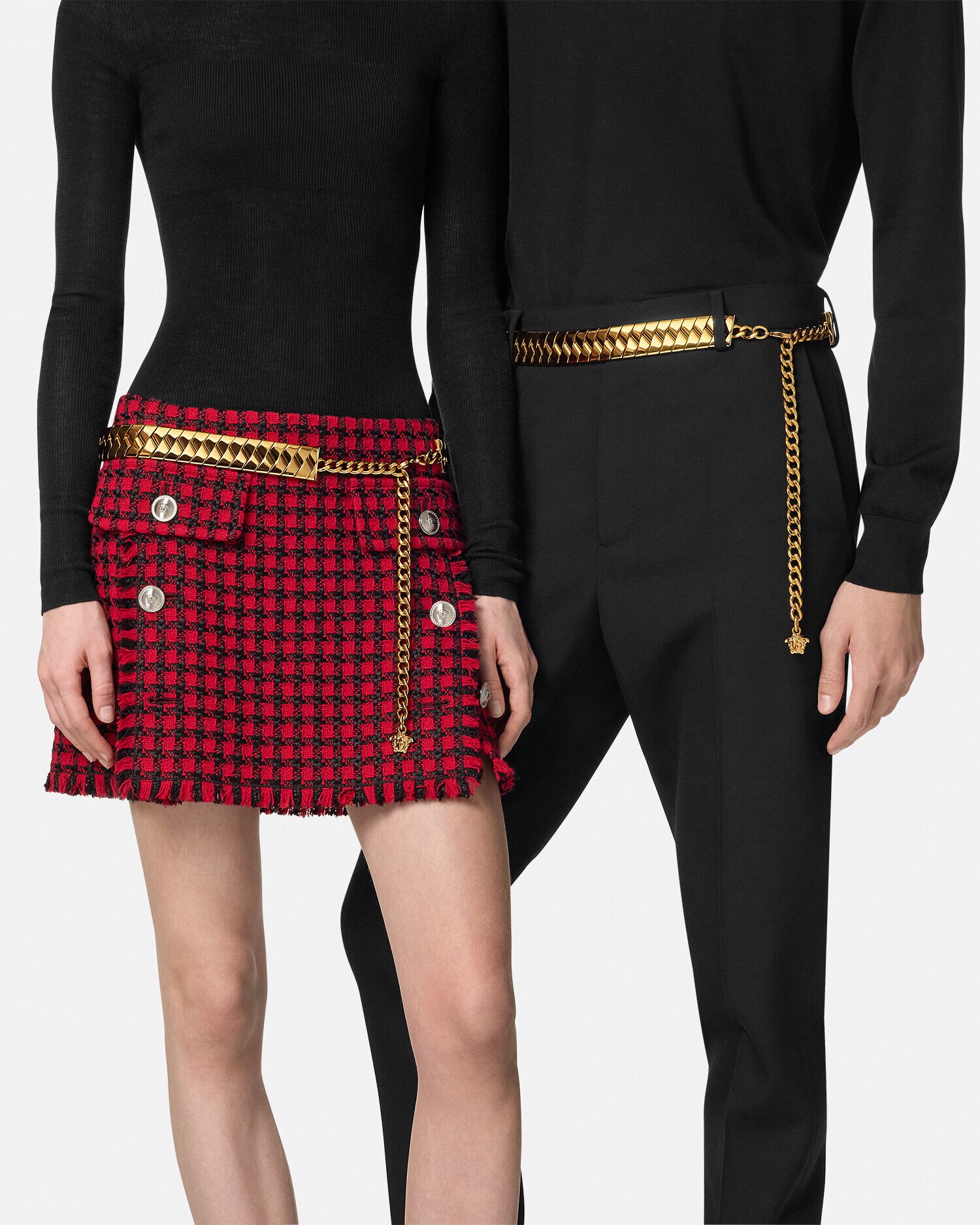 Versace chain belt discount